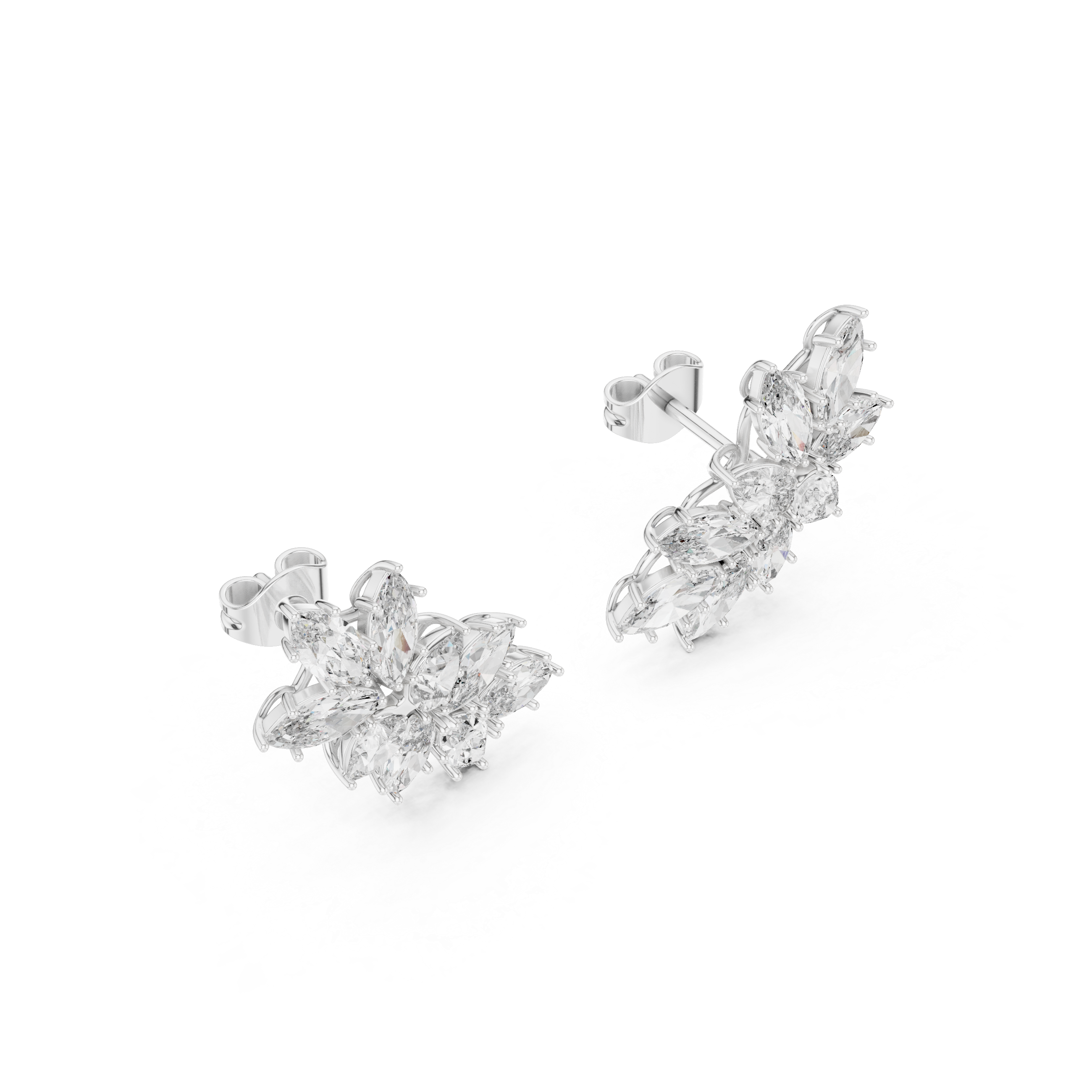 Immaculately Lab grown diamond Earrings piece