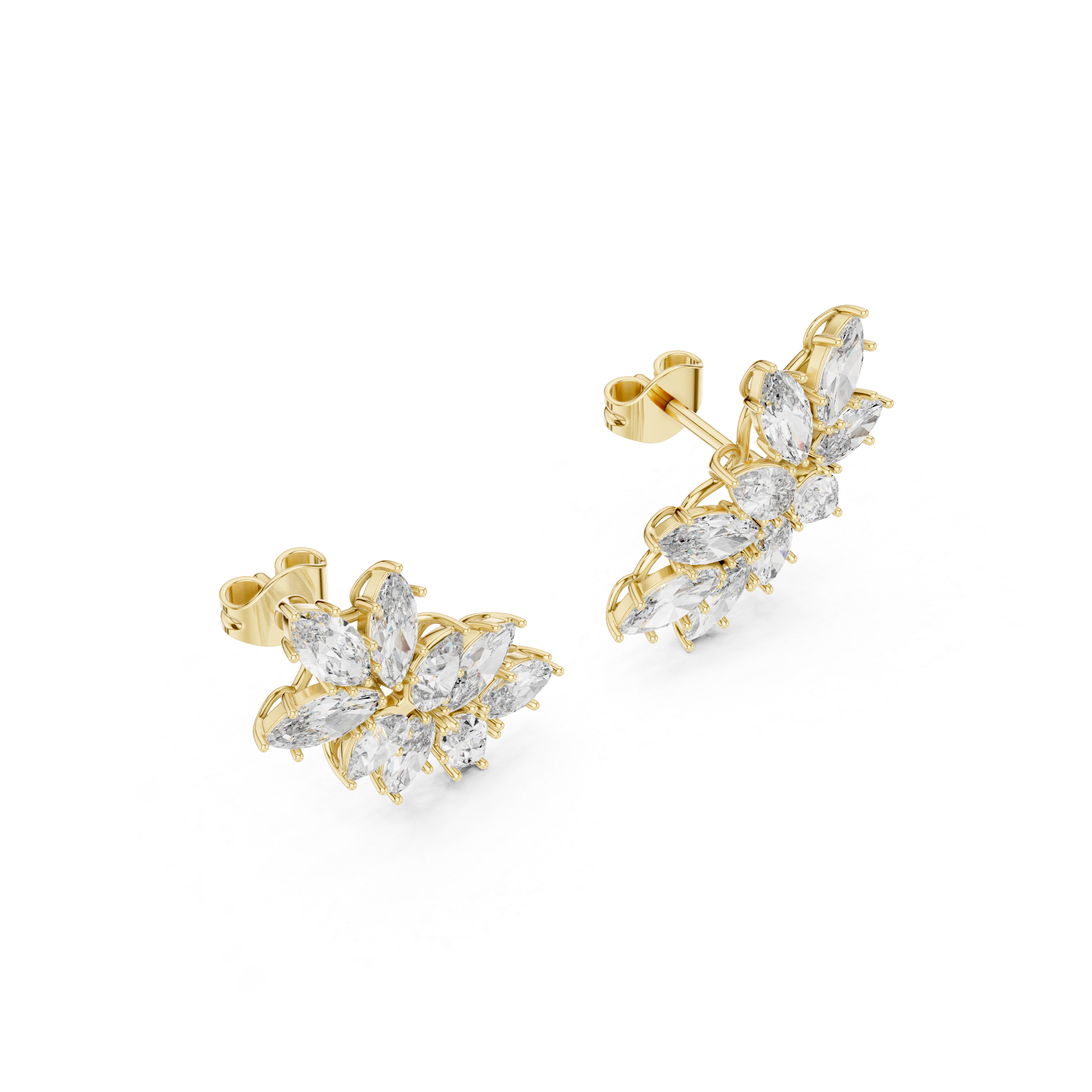 Immaculately Lab grown diamond Earrings piece