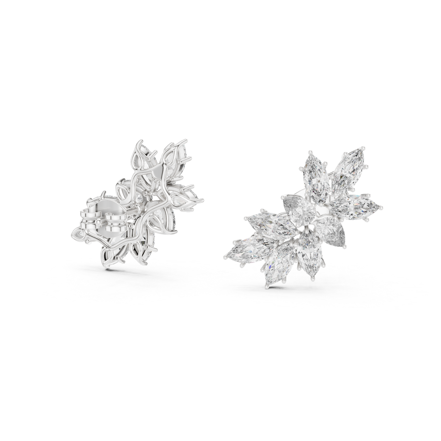 Immaculately Lab grown diamond Earrings piece