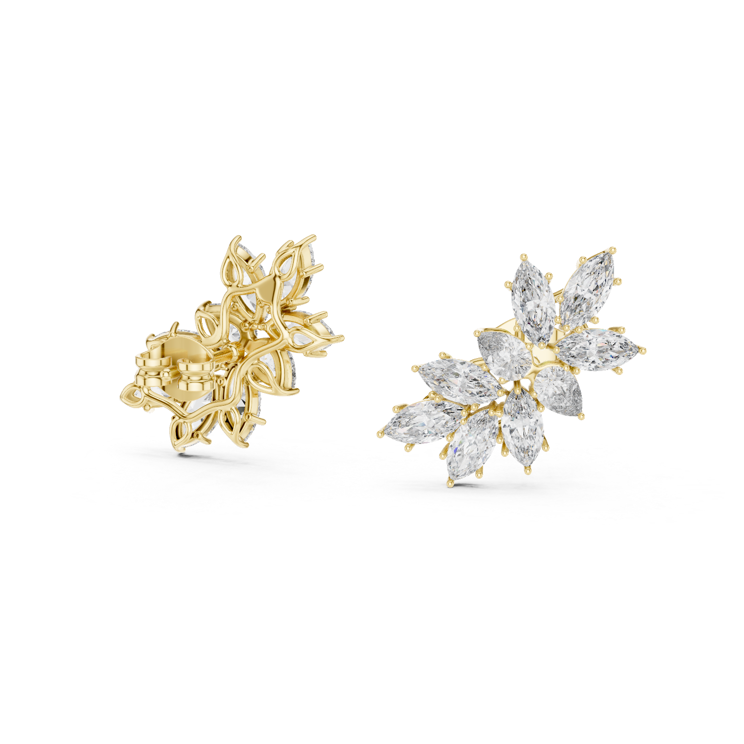 Immaculately Lab grown diamond Earrings piece