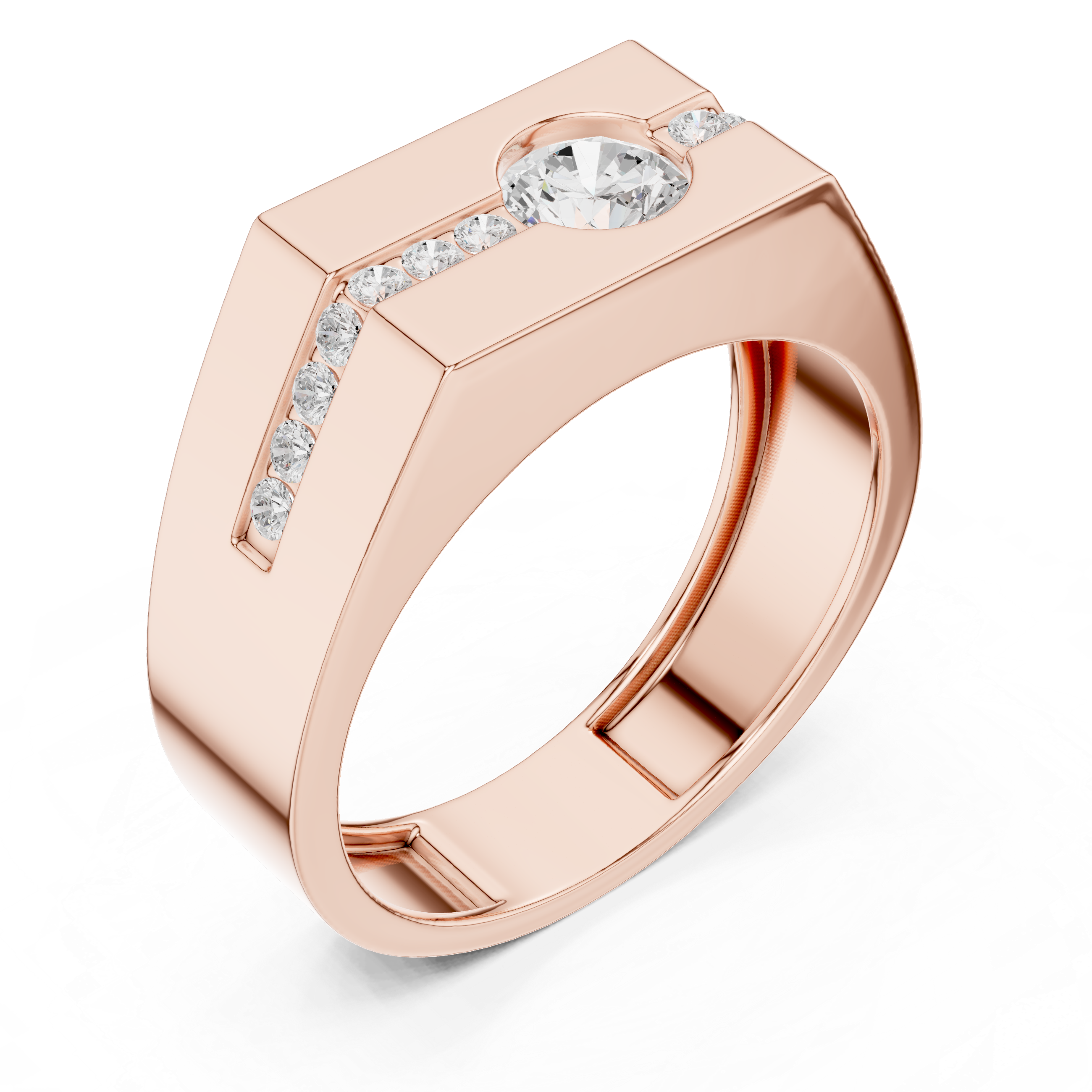 0.5ct Round Diamond Solitaire Lab Grown Diamond Ring
