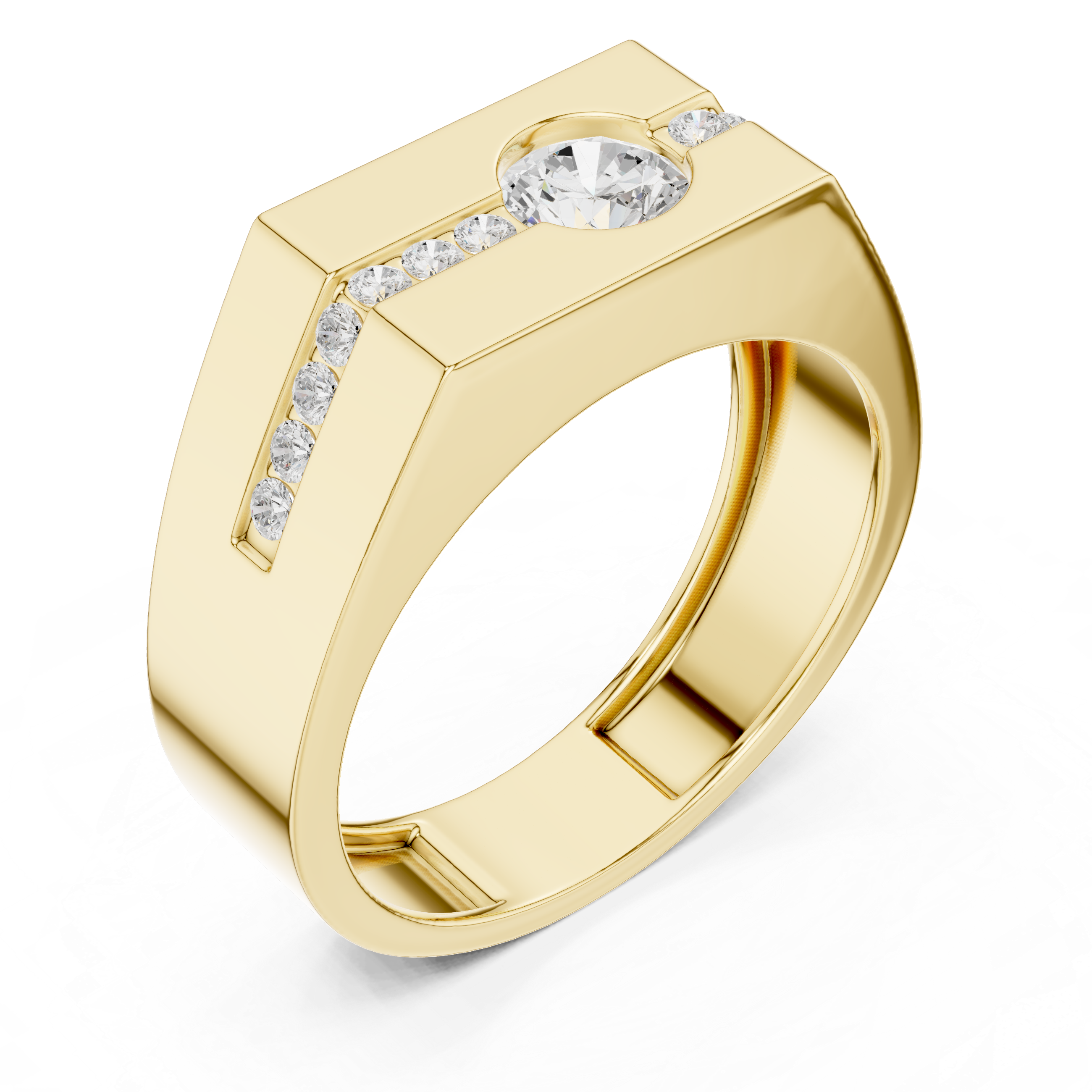 0.5ct Round Diamond Solitaire Lab Grown Diamond Ring