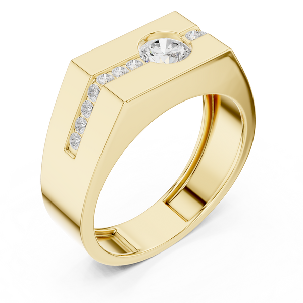 0.5ct Round Diamond Solitaire Lab Grown Diamond Ring