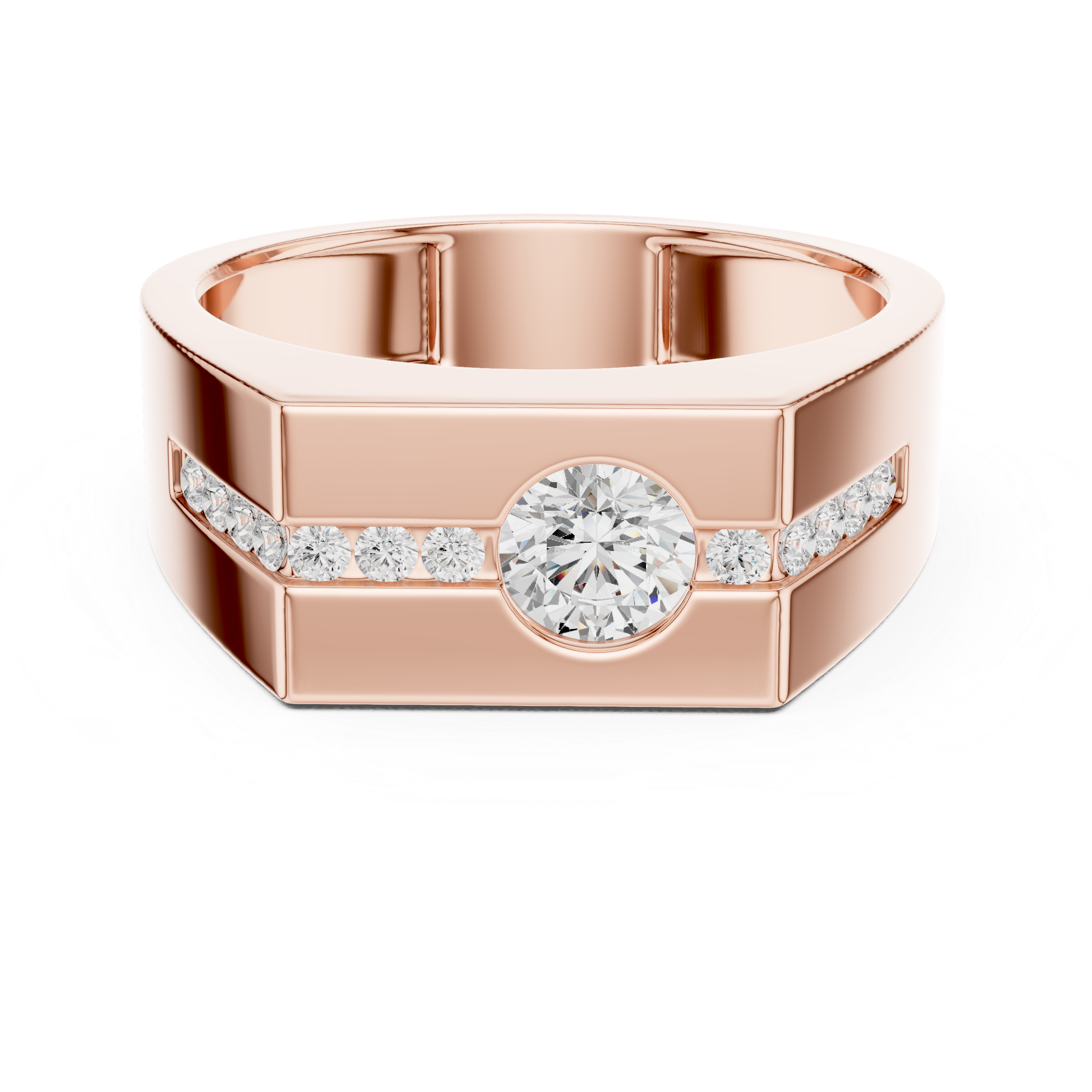 0.5ct Round Diamond Solitaire Lab Grown Diamond Ring