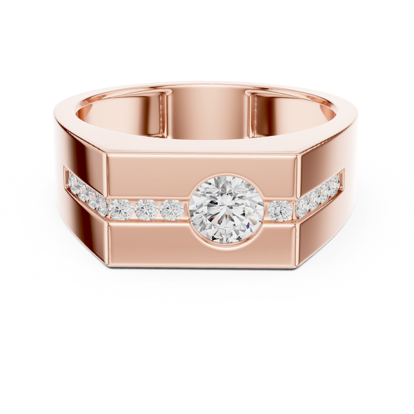 0.5ct Round Diamond Solitaire Lab Grown Diamond Ring