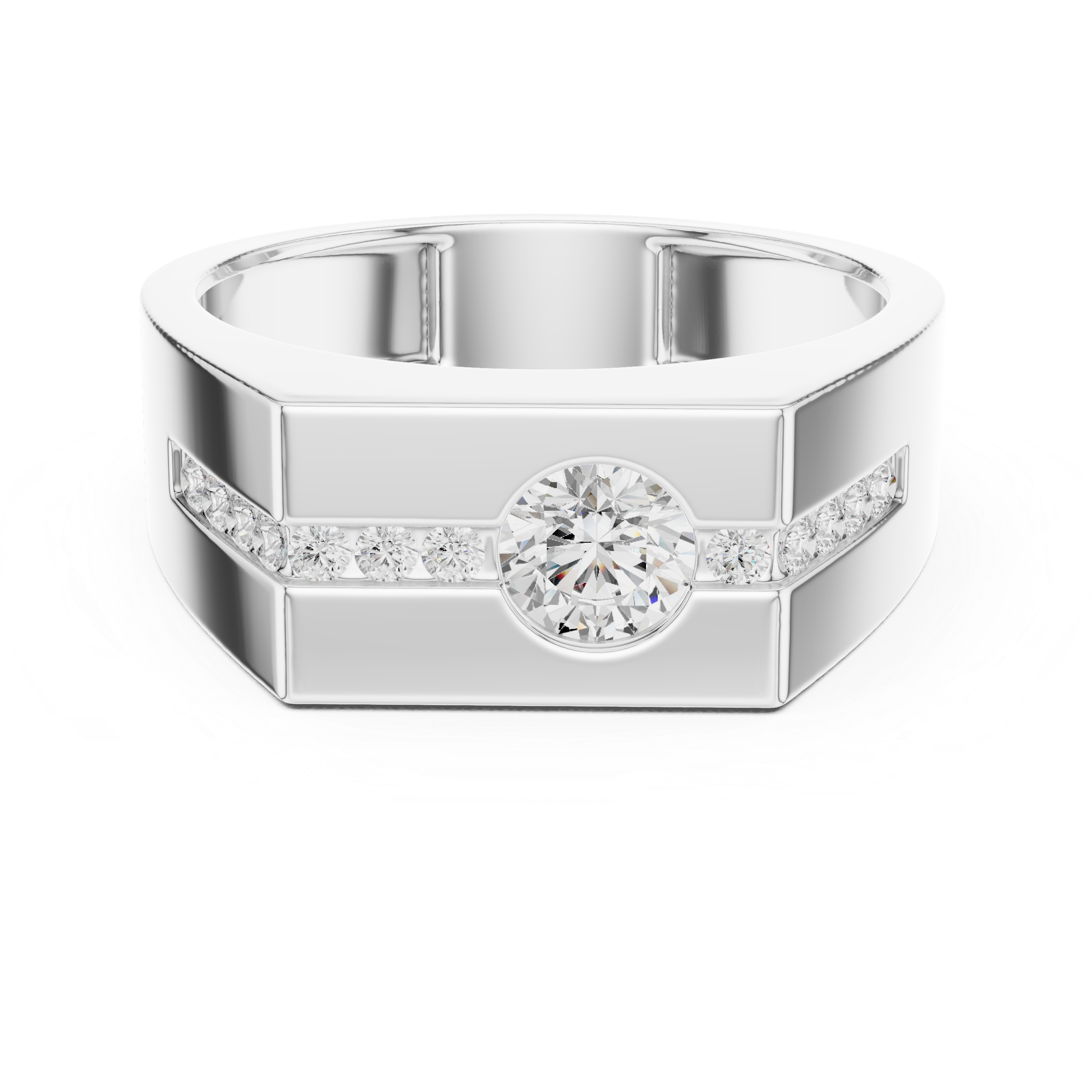 0.5ct Round Diamond Solitaire Lab Grown Diamond Ring