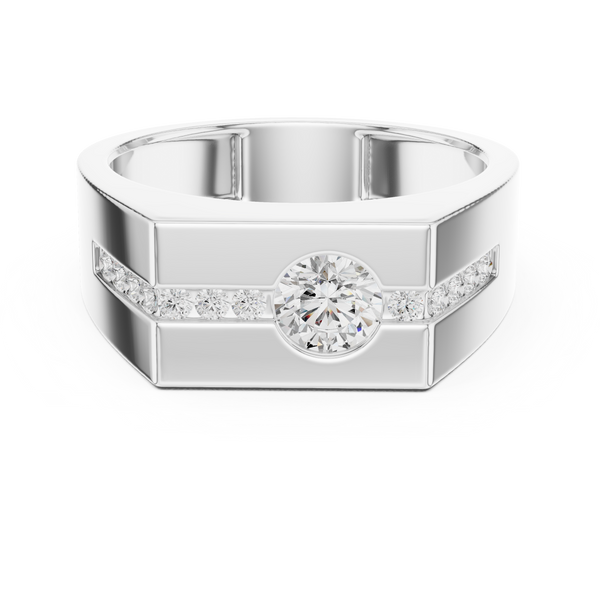 0.5ct Round Diamond Solitaire Lab Grown Diamond Ring
