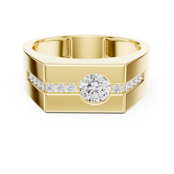 0.5ct Round Diamond Solitaire Lab Grown Diamond Ring