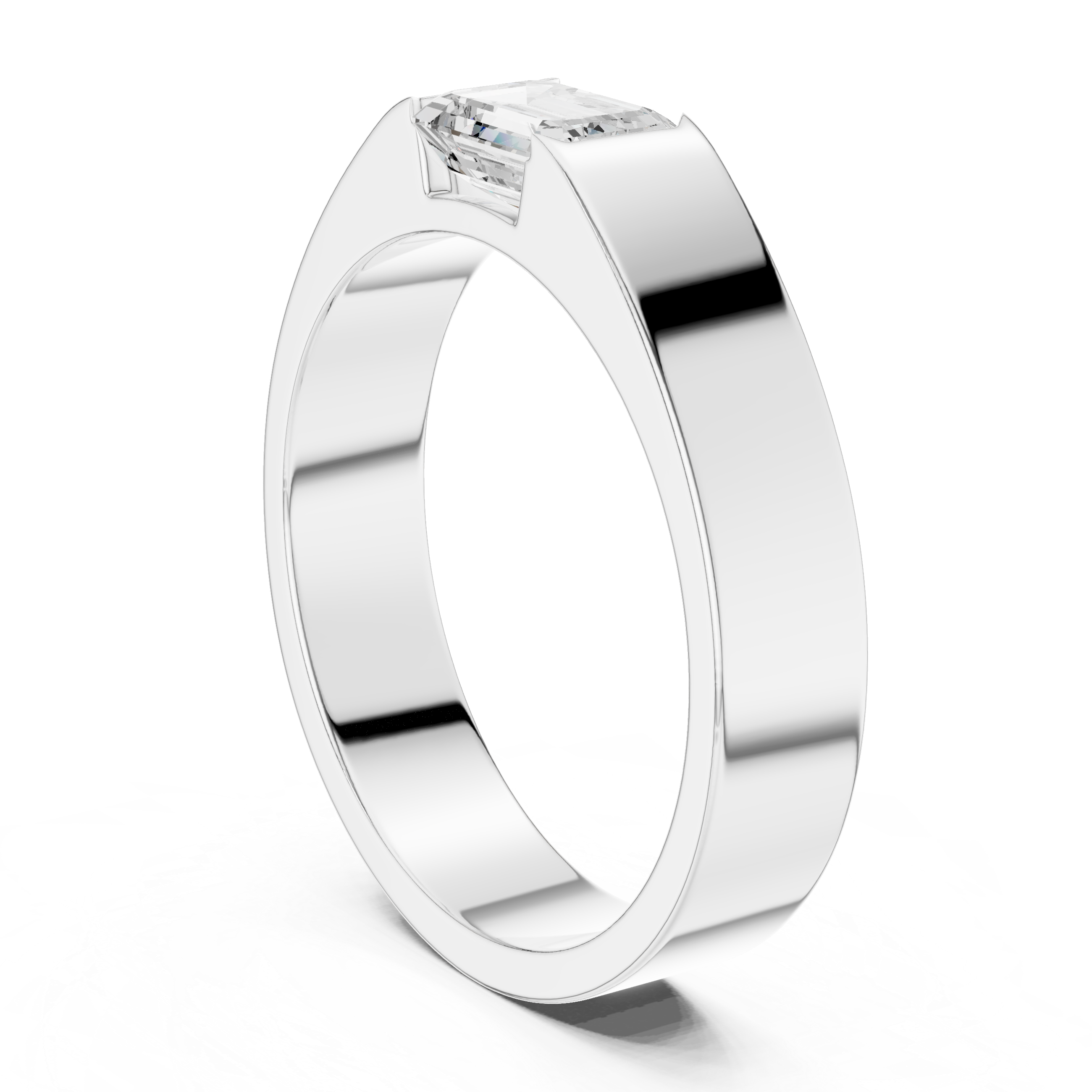 Radiant 1 ct Round Diamond Lab Grown Diamond Ring