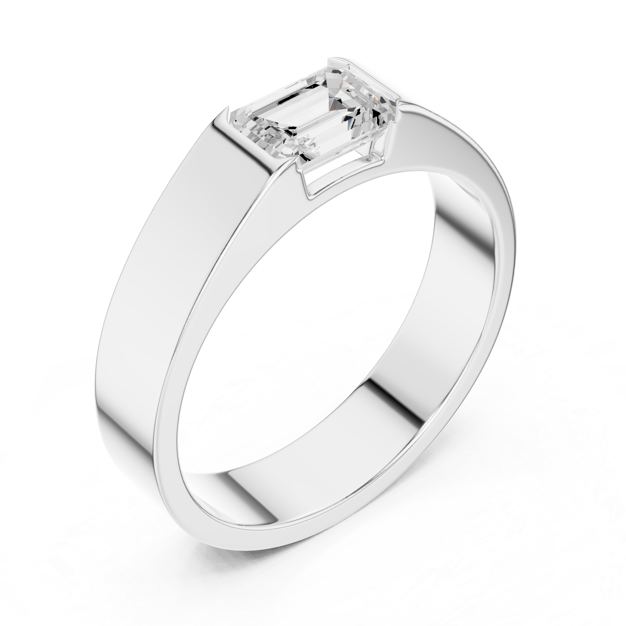 Radiant 1 ct Round Diamond Lab Grown Diamond Ring