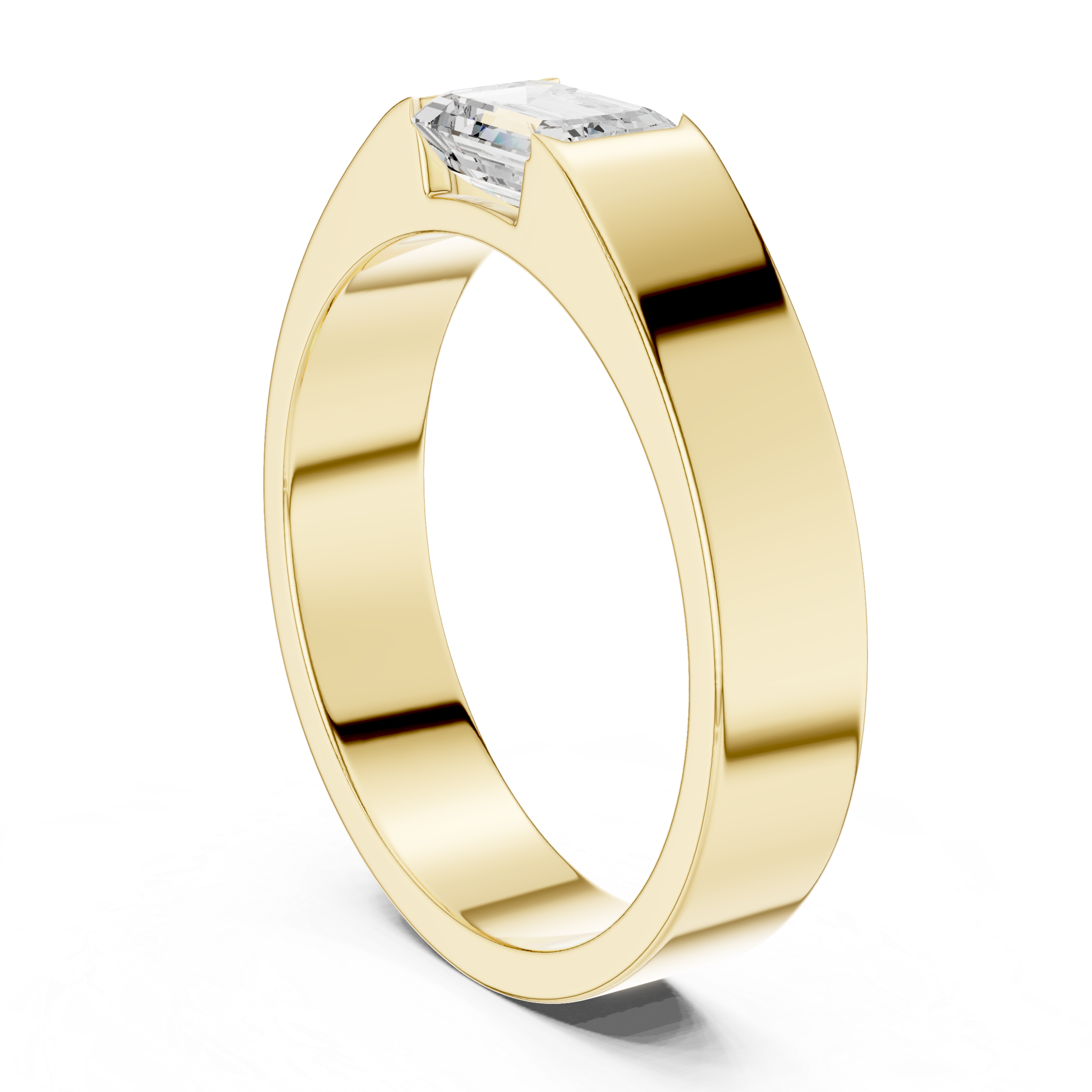 Radiant 1 ct Round Diamond Lab Grown Diamond Ring