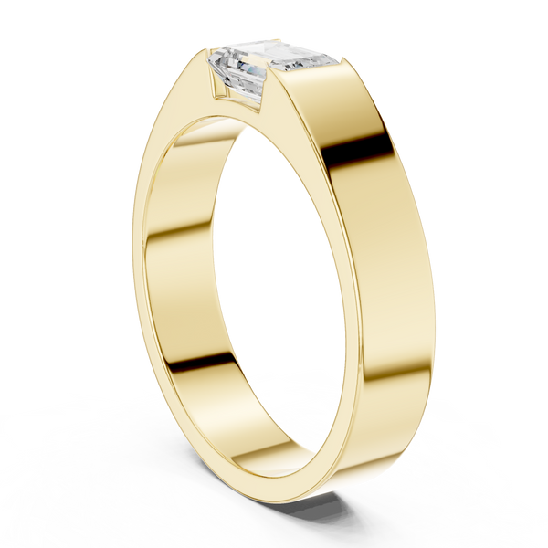 Radiant 1 ct Round Diamond Lab Grown Diamond Ring