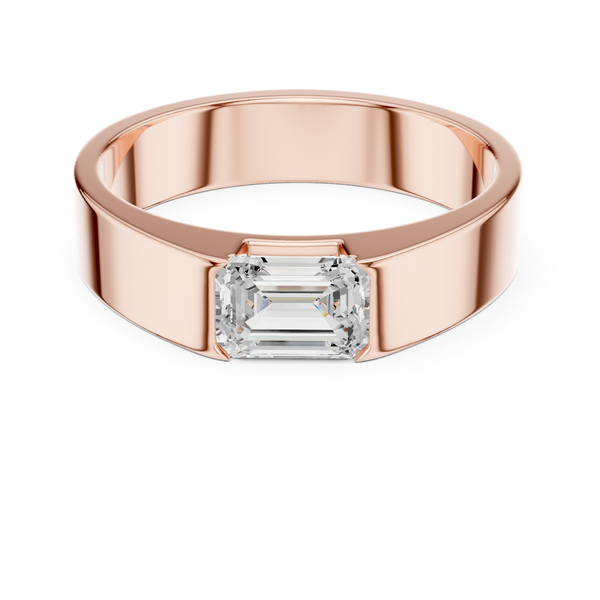 Radiant 1 ct Round Diamond Lab Grown Diamond Ring