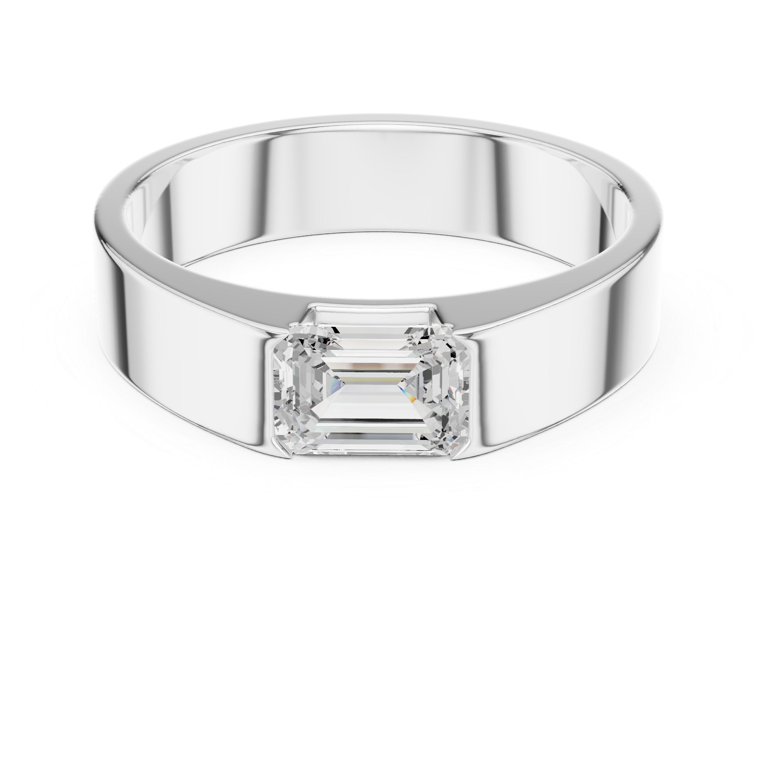 Radiant 1 ct Round Diamond Lab Grown Diamond Ring