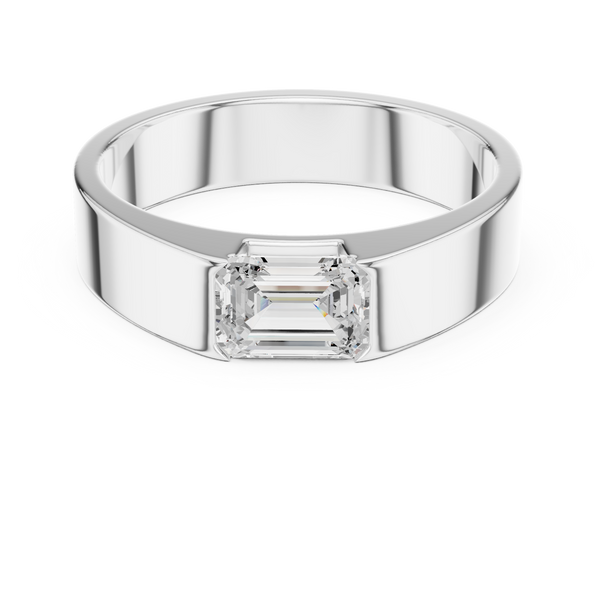 Radiant 1 ct Round Diamond Lab Grown Diamond Ring