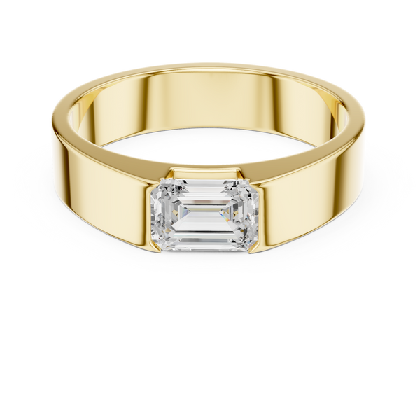 Radiant 1 ct Round Diamond Lab Grown Diamond Ring