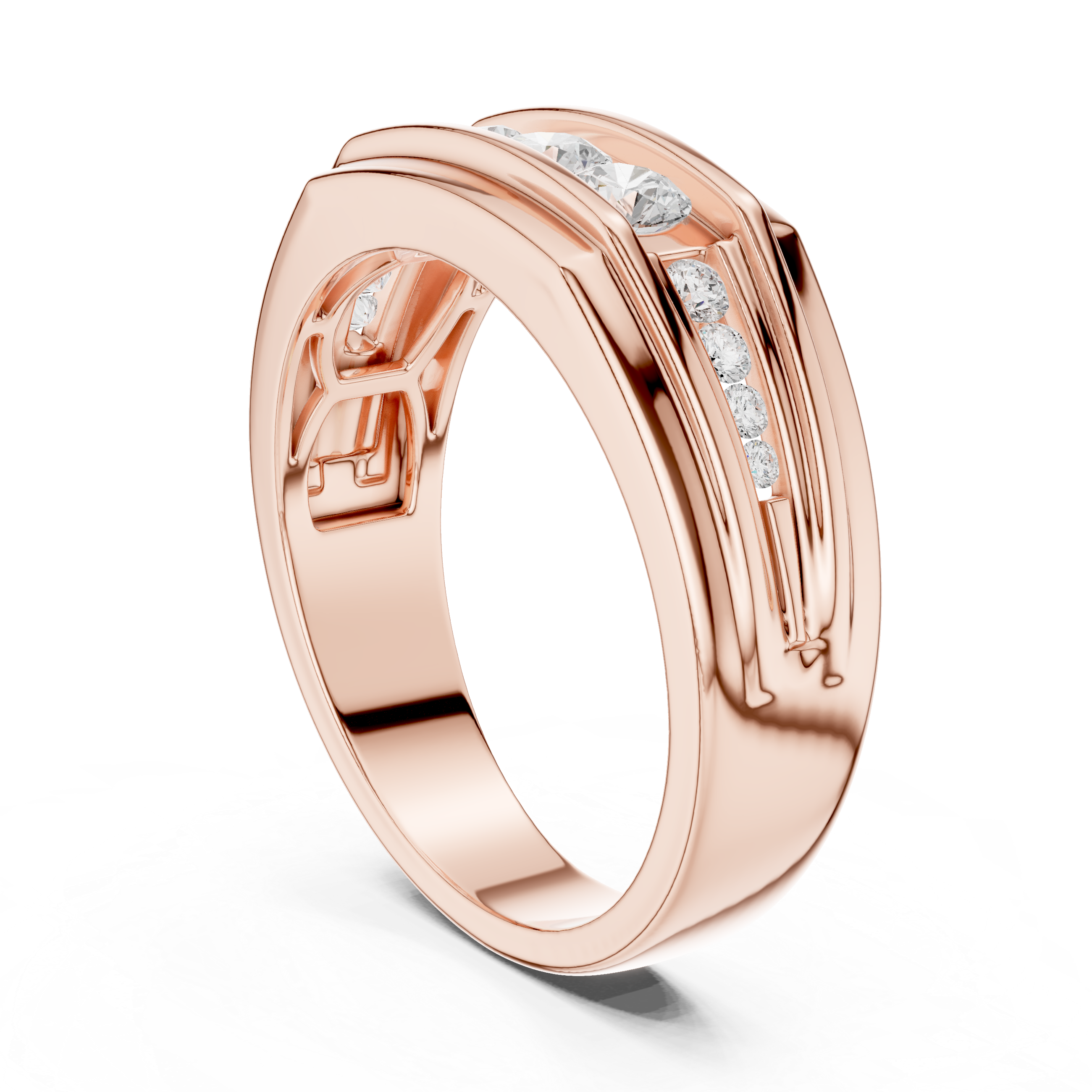 Timeless Round Diamond Eternity Lab Grown Diamond Ring