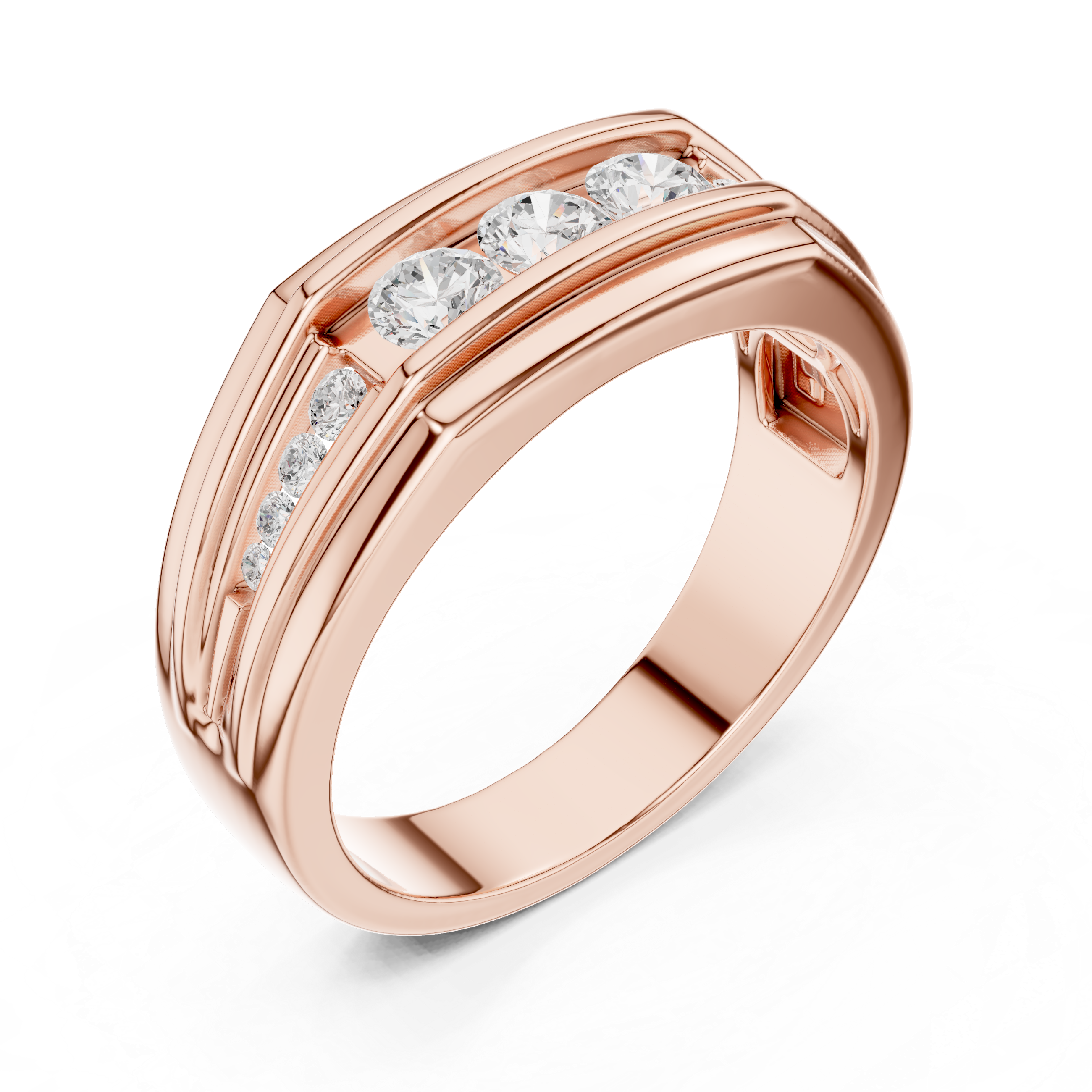 Timeless Round Diamond Eternity Lab Grown Diamond Ring