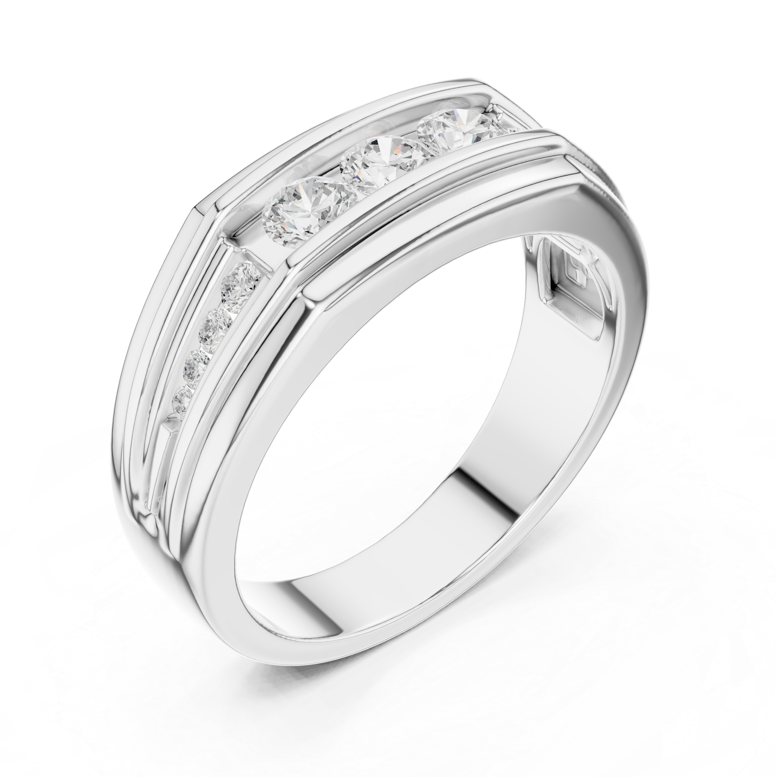 Timeless Round Diamond Eternity Lab Grown Diamond Ring