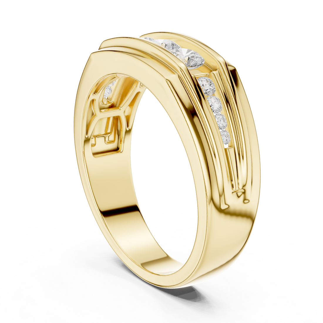 Timeless Round Diamond Eternity Lab Grown Diamond Ring