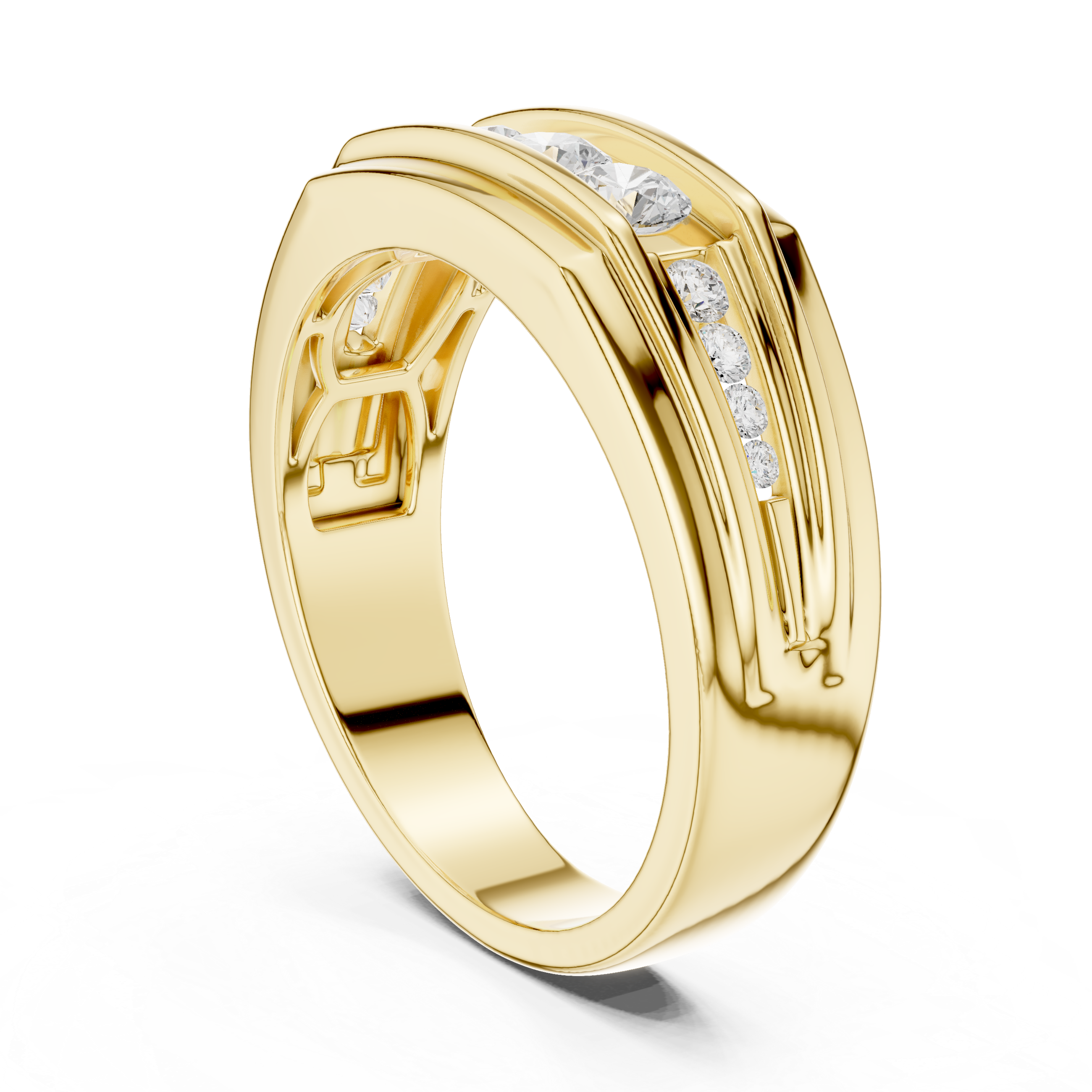 Timeless Round Diamond Eternity Lab Grown Diamond Ring