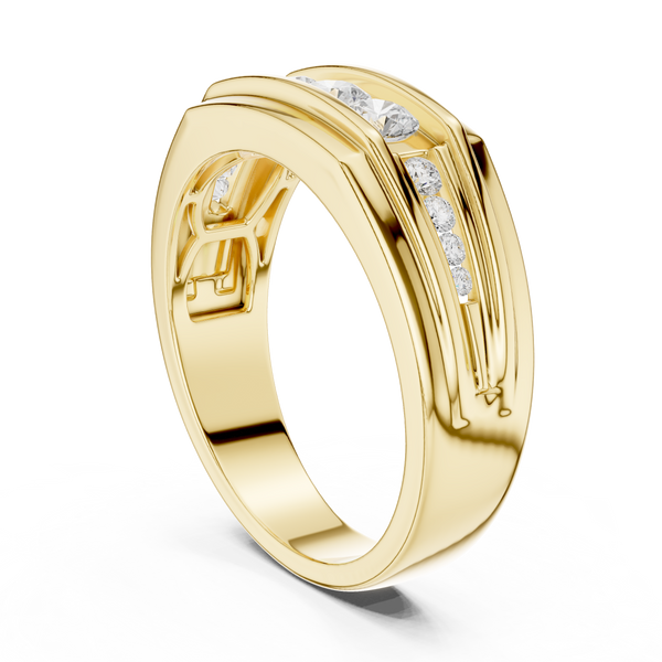Timeless Round Diamond Eternity Lab Grown Diamond Ring