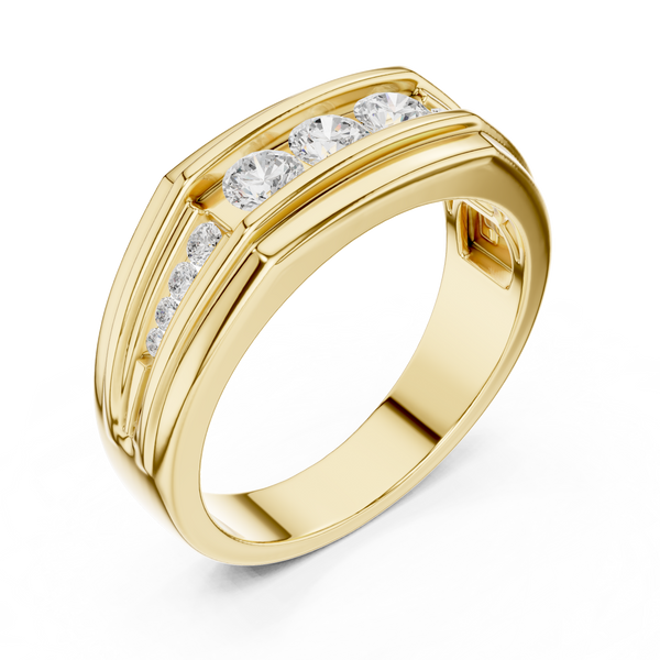 Timeless Round Diamond Eternity Lab Grown Diamond Ring