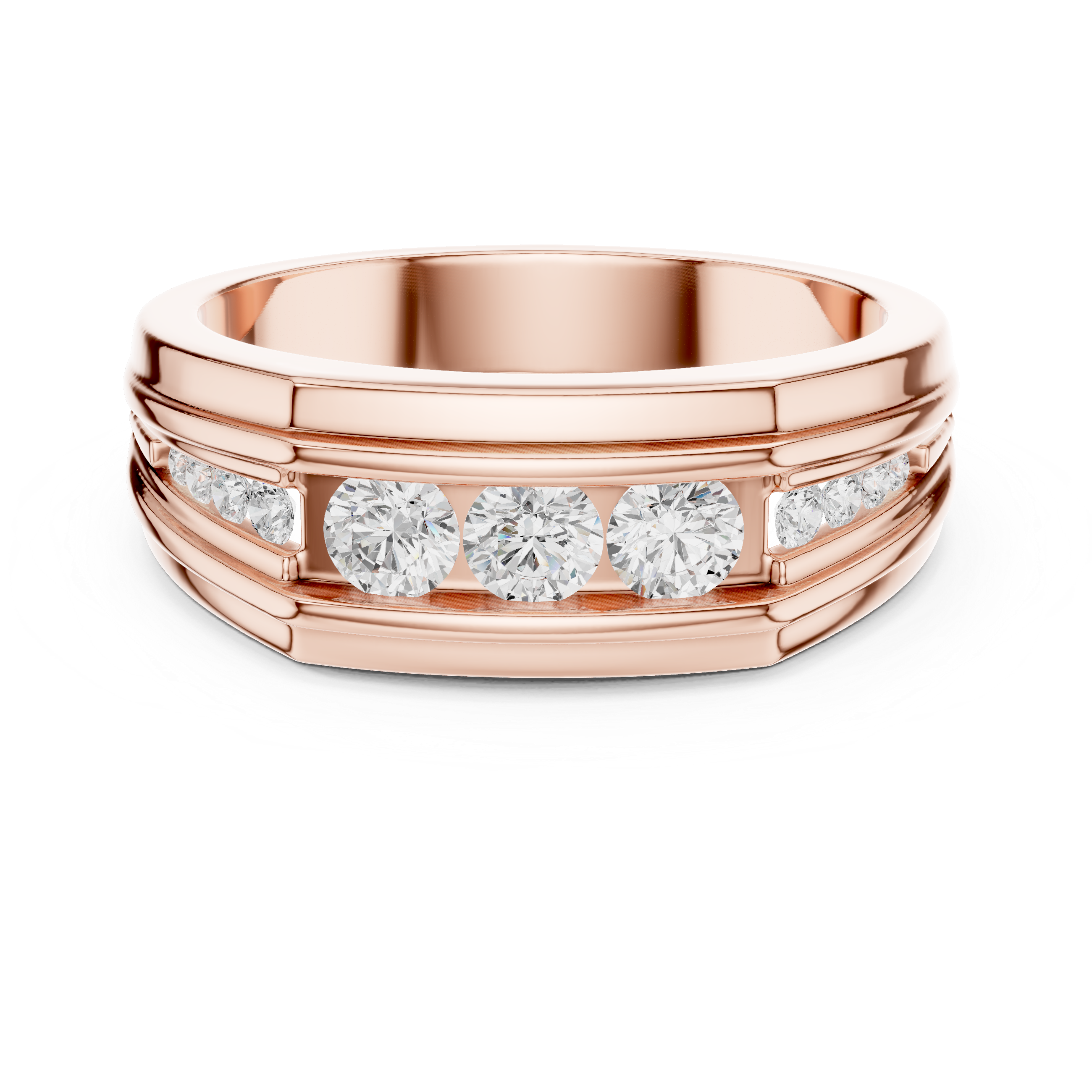 Timeless Round Diamond Eternity Lab Grown Diamond Ring
