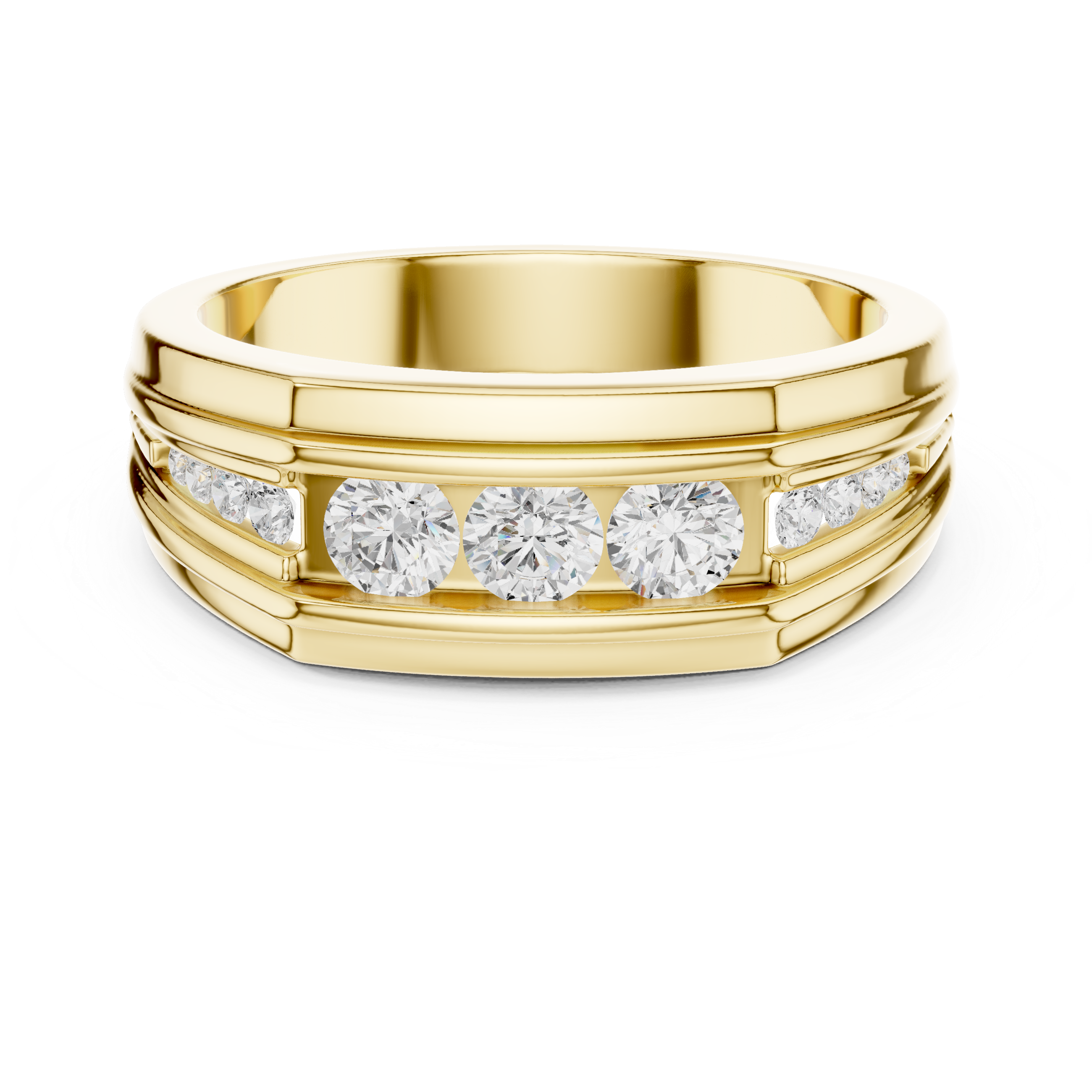 Timeless Round Diamond Eternity Lab Grown Diamond Ring