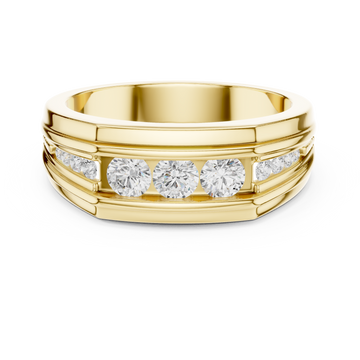 Timeless Round Diamond Eternity Lab Grown Diamond Ring