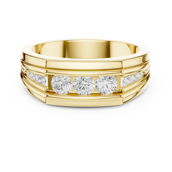 Timeless Round Diamond Eternity Lab Grown Diamond Ring