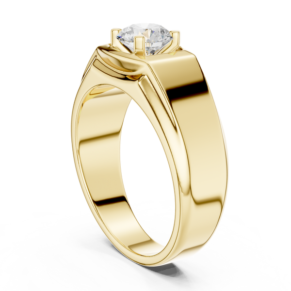 The Timeless 0.8ct Round Diamond Lab Grown Diamond Ring