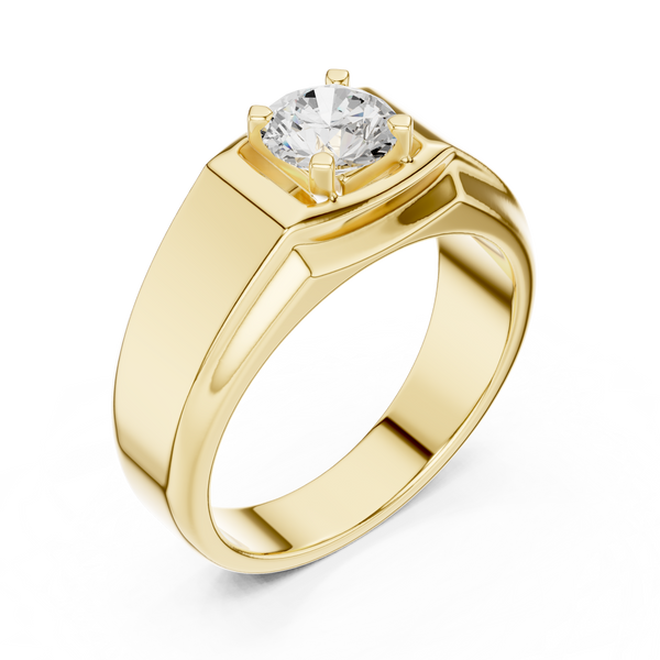 The Timeless 0.8ct Round Diamond Lab Grown Diamond Ring