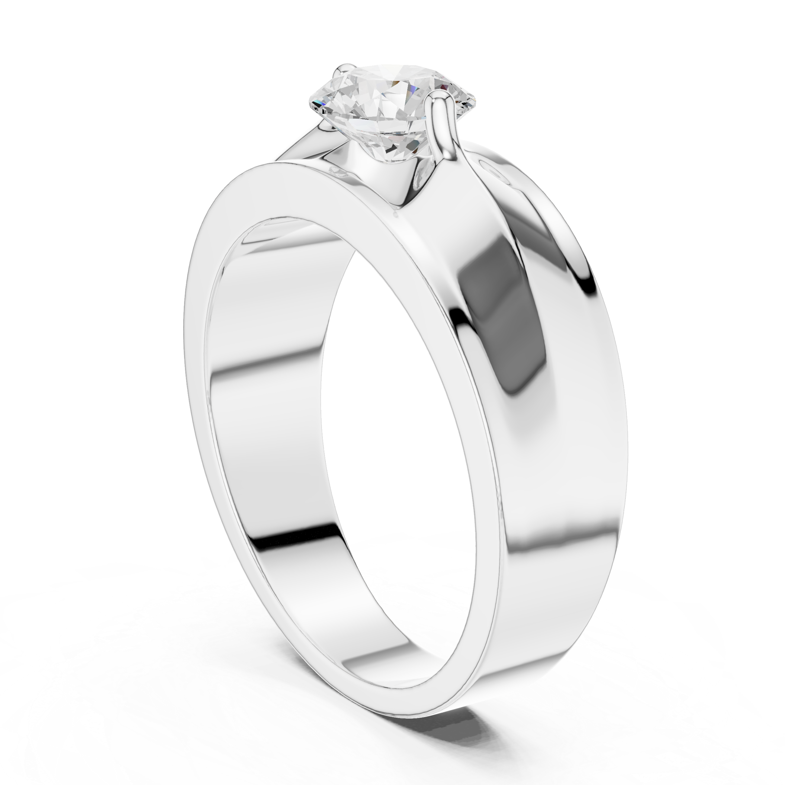 The 0.8 ct Round Brilliant Diamond Lab Grown Diamond Ring
