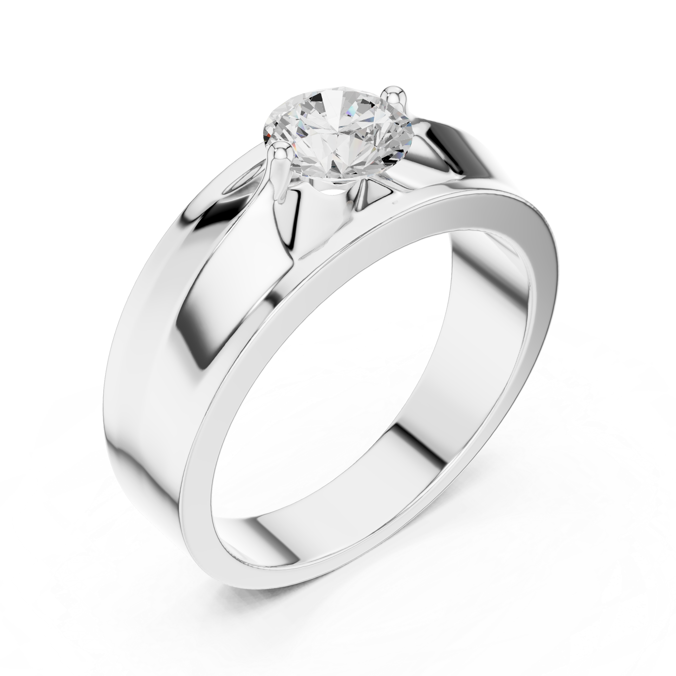 The 0.8 ct Round Brilliant Diamond Lab Grown Diamond Ring