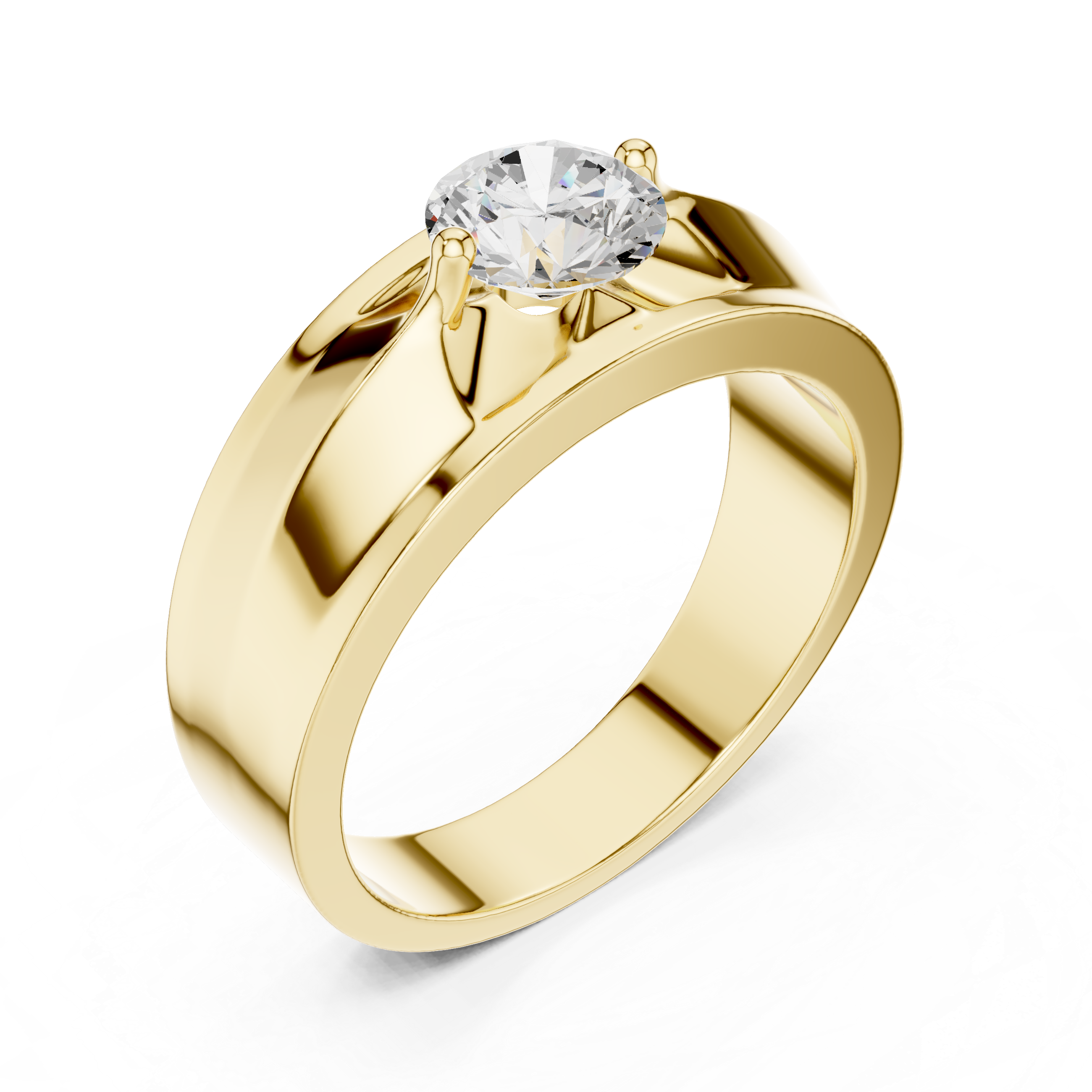 The 0.8 ct Round Brilliant Diamond Lab Grown Diamond Ring
