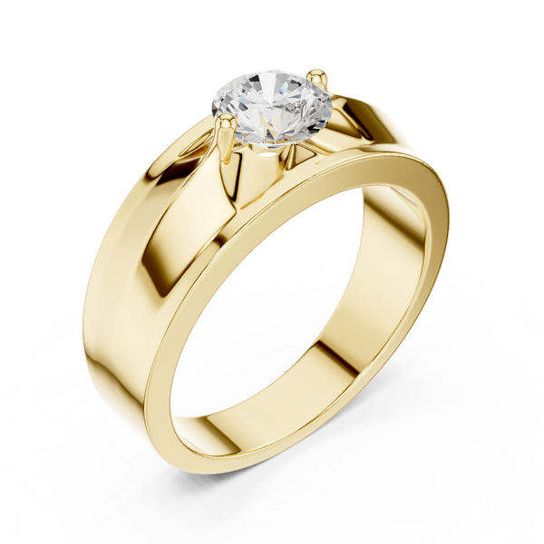 The 0.8 ct Round Brilliant Diamond Lab Grown Diamond Ring