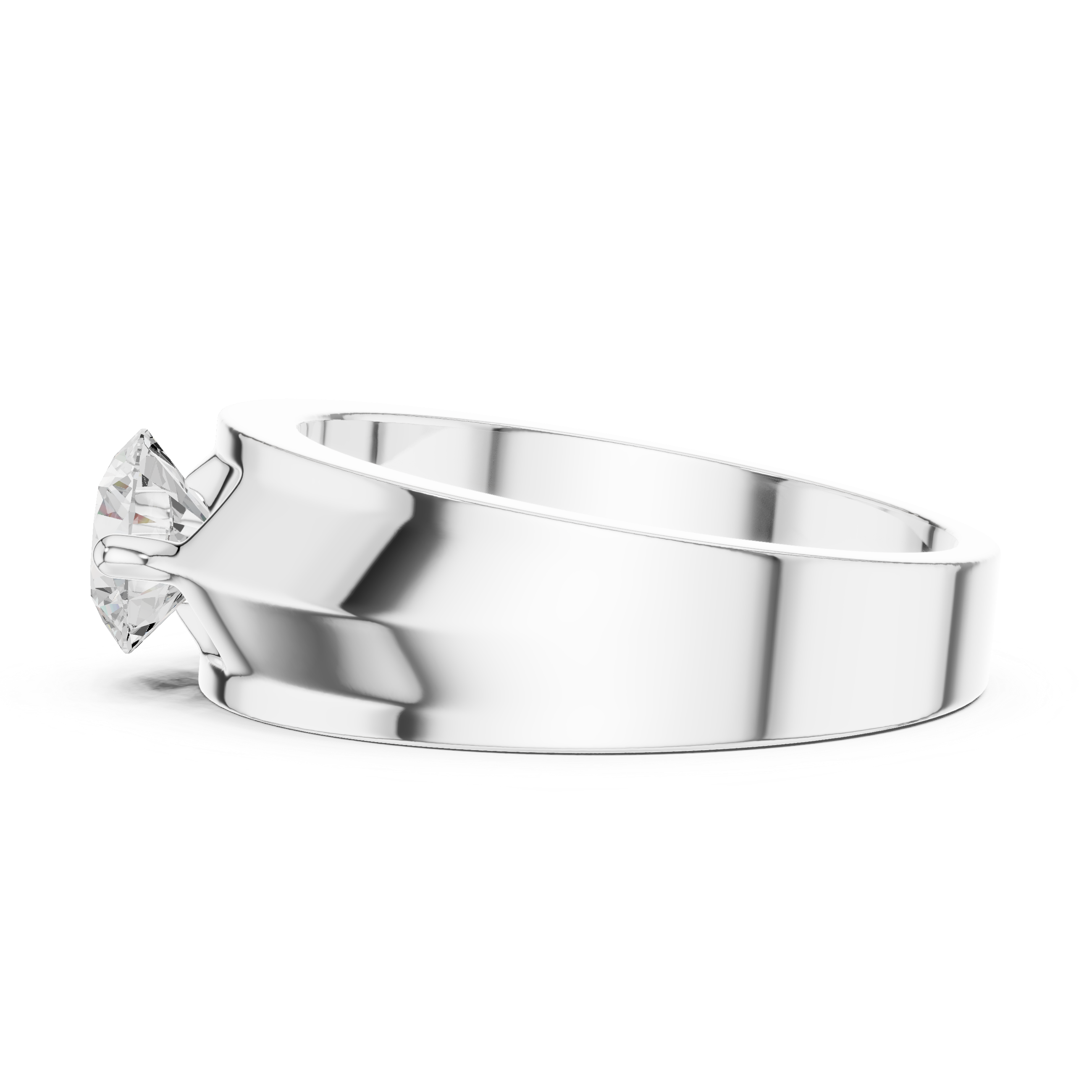 The 0.8 ct Round Brilliant Diamond Lab Grown Diamond Ring