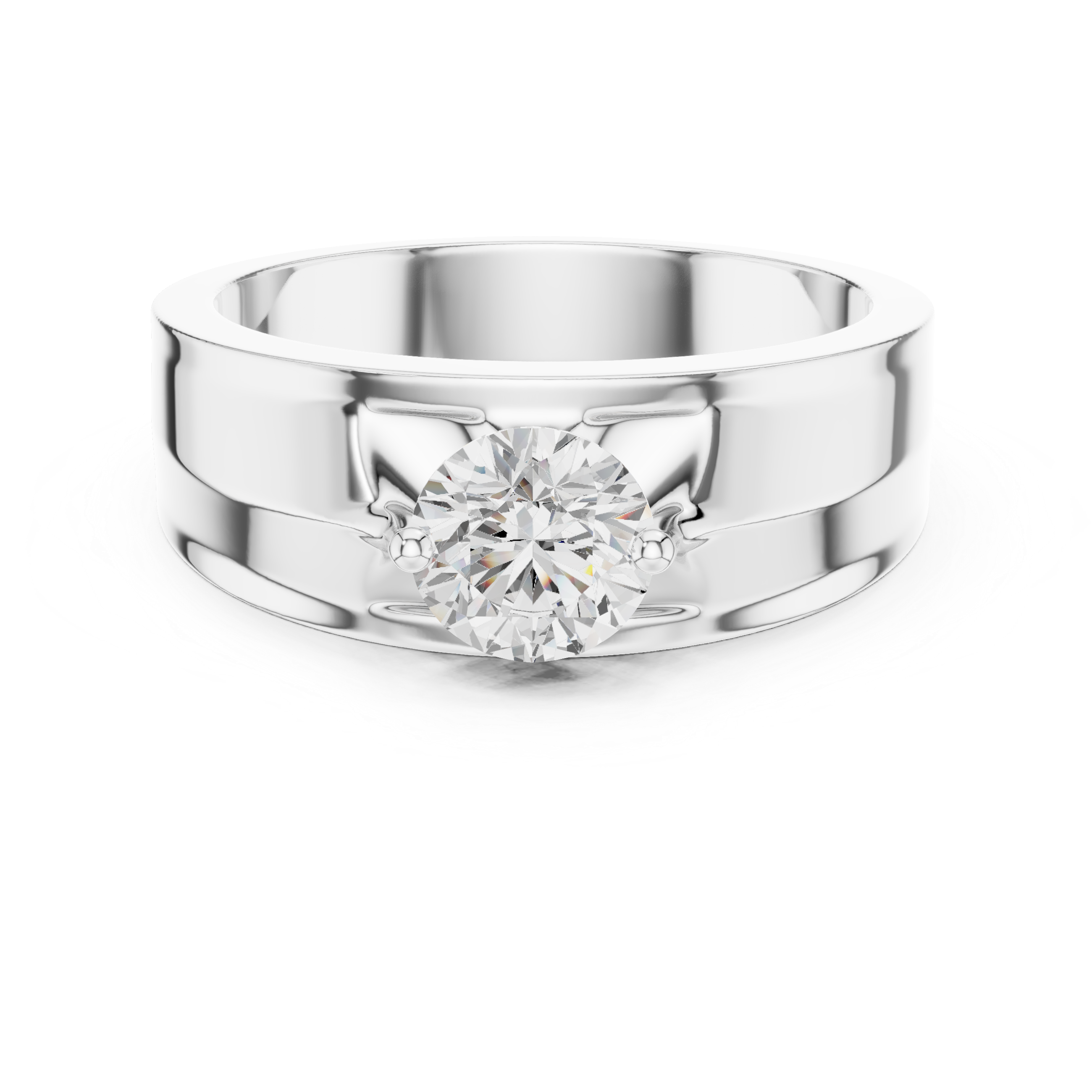 The 0.8 ct Round Brilliant Diamond Lab Grown Diamond Ring
