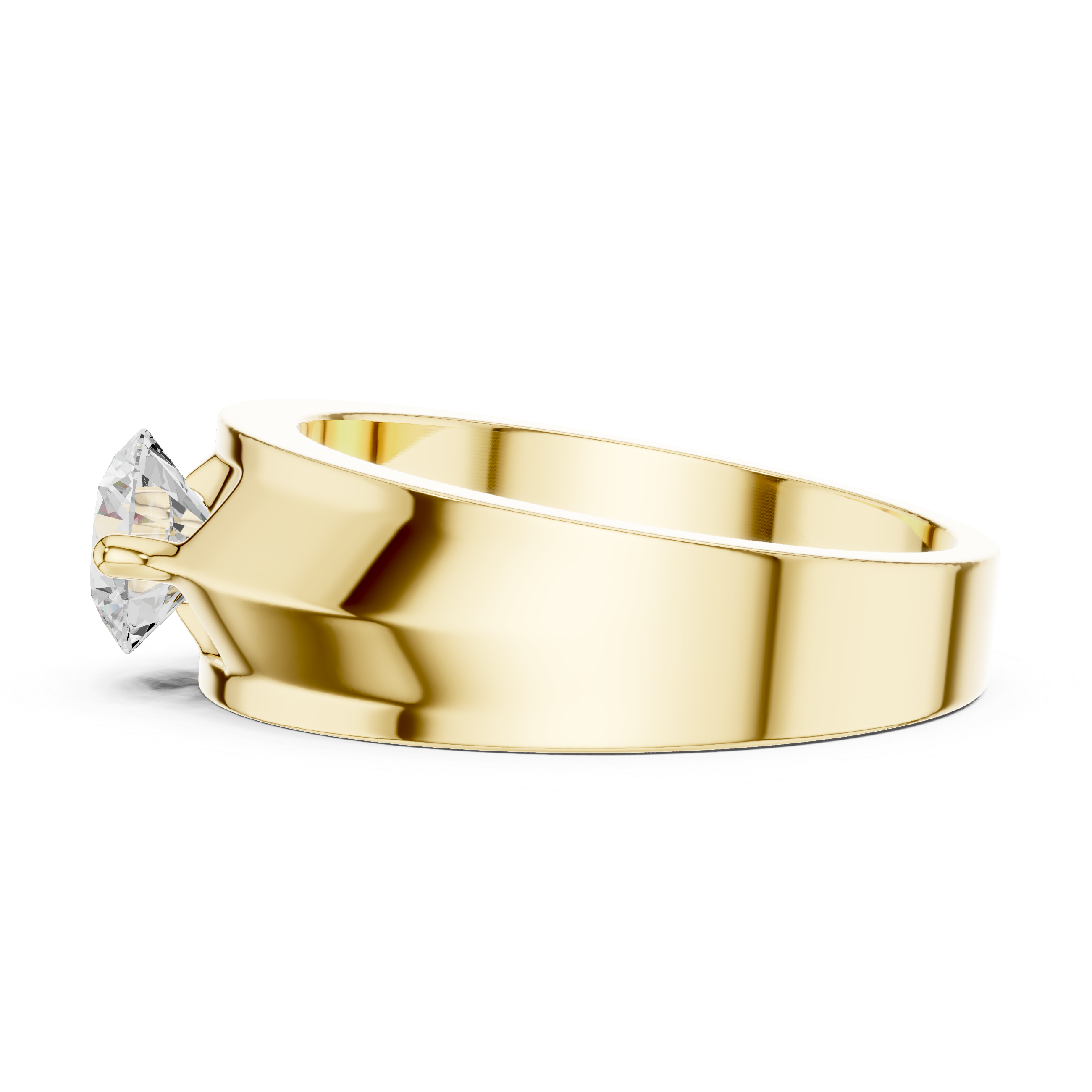 The 0.8 ct Round Brilliant Diamond Lab Grown Diamond Ring