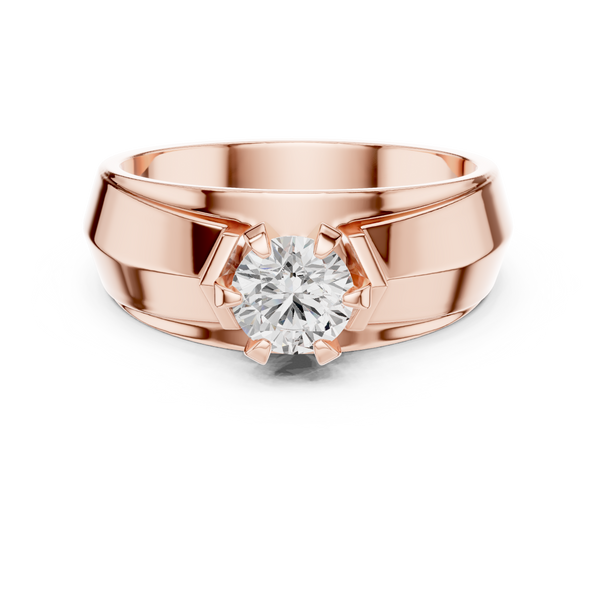 Luminous 0.8 ct Round Diamond Solitaire