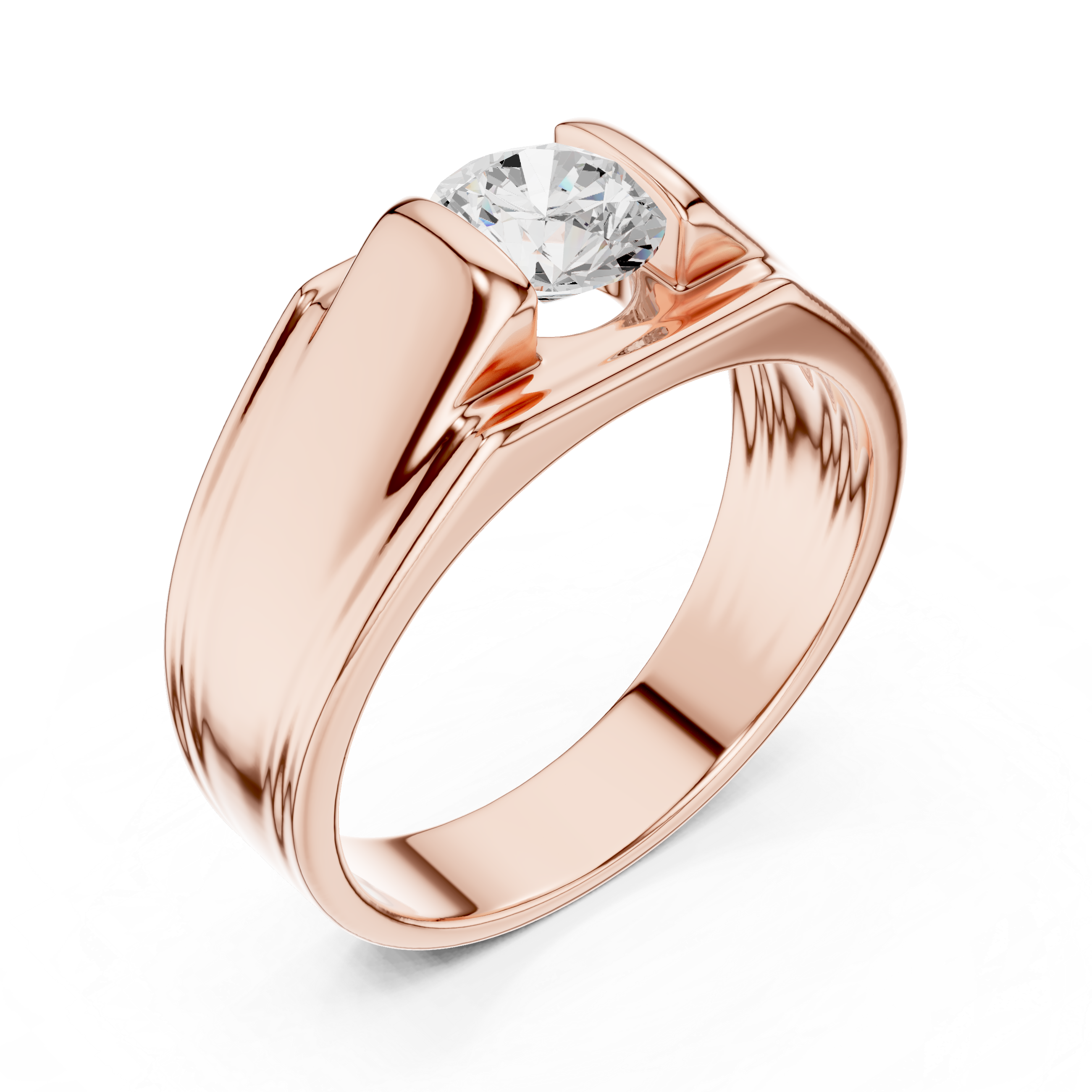 0.7ct Round Diamond Solitaire Lab Grown Diamond Ring