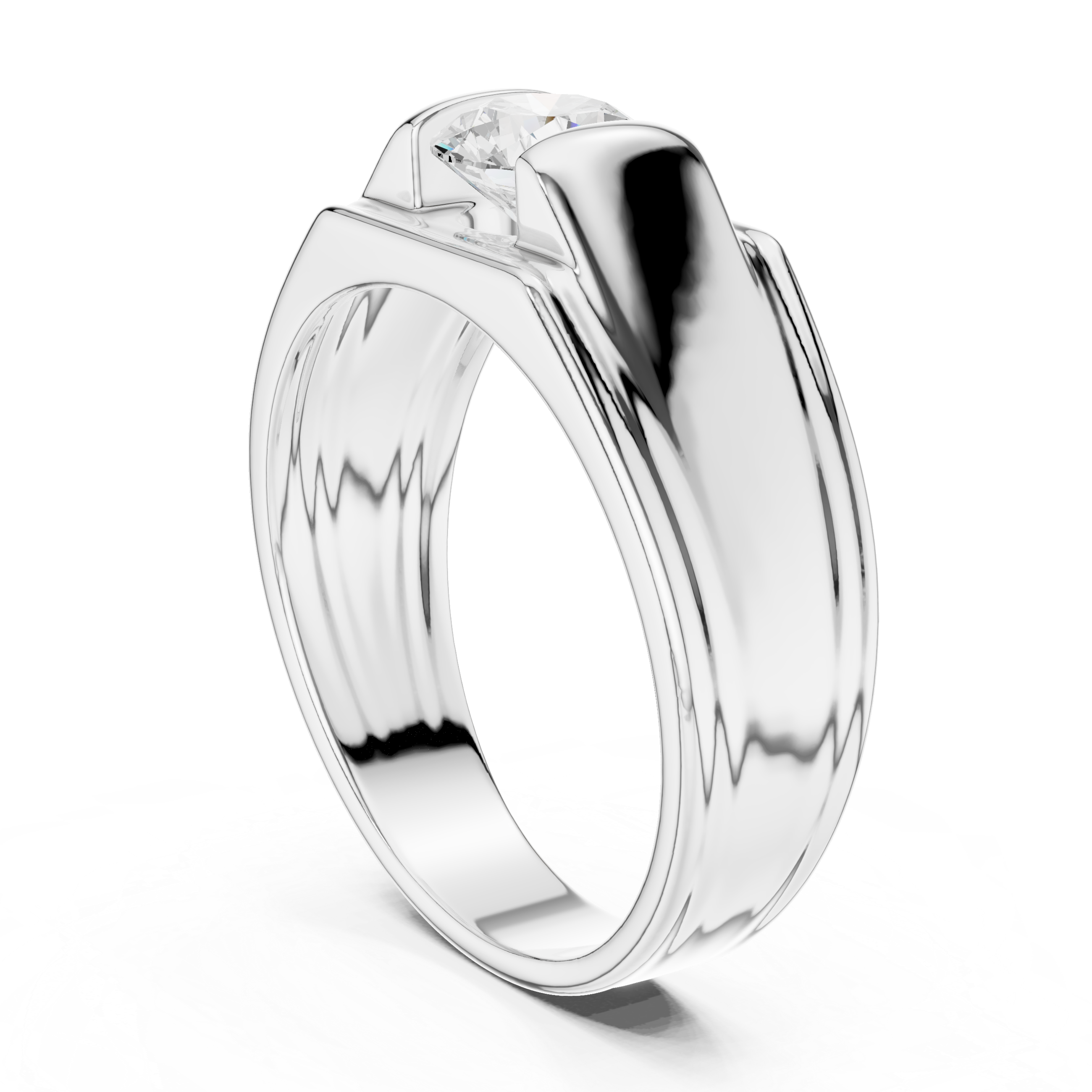 0.7ct Round Diamond Solitaire Lab Grown Diamond Ring