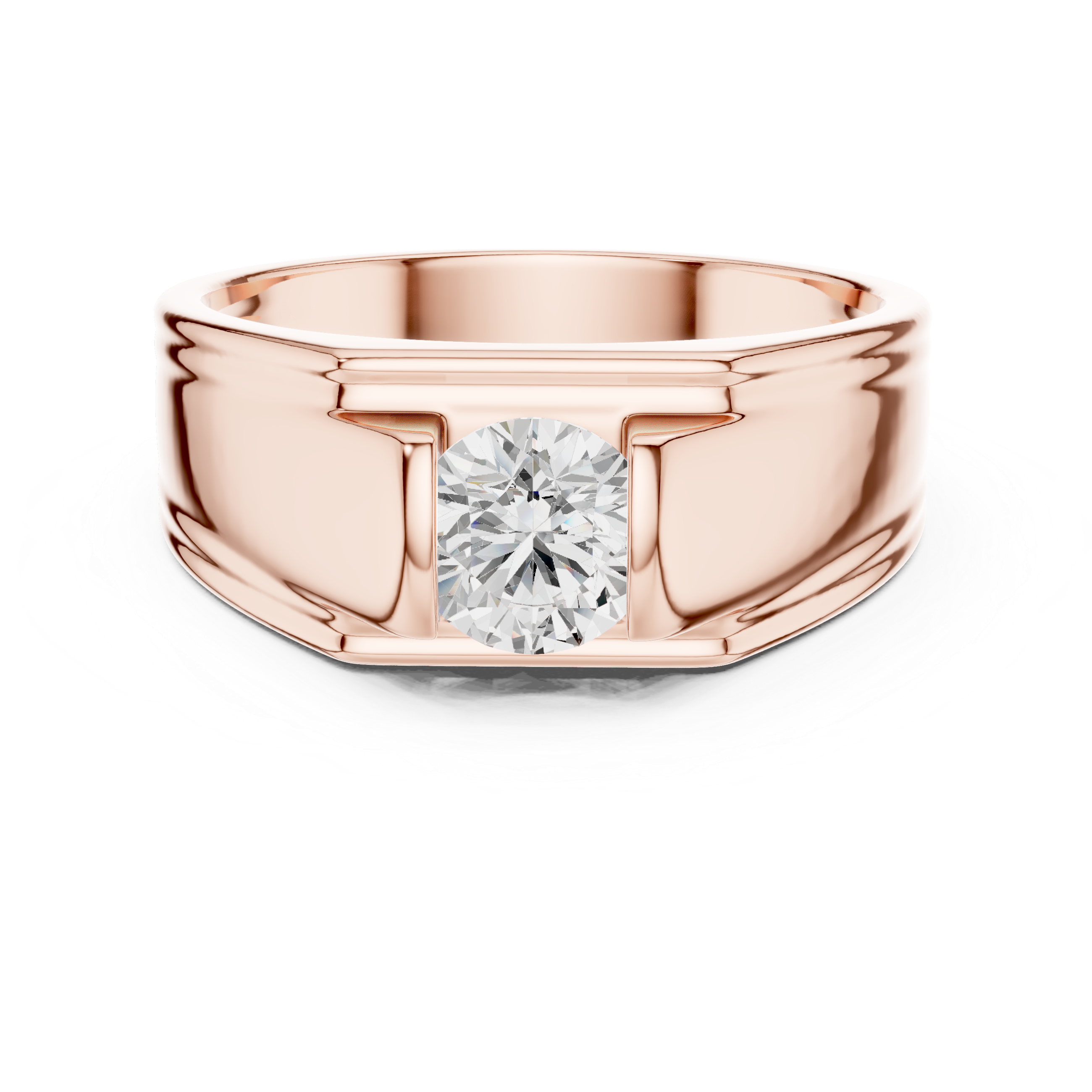 0.7ct Round Diamond Solitaire Lab Grown Diamond Ring