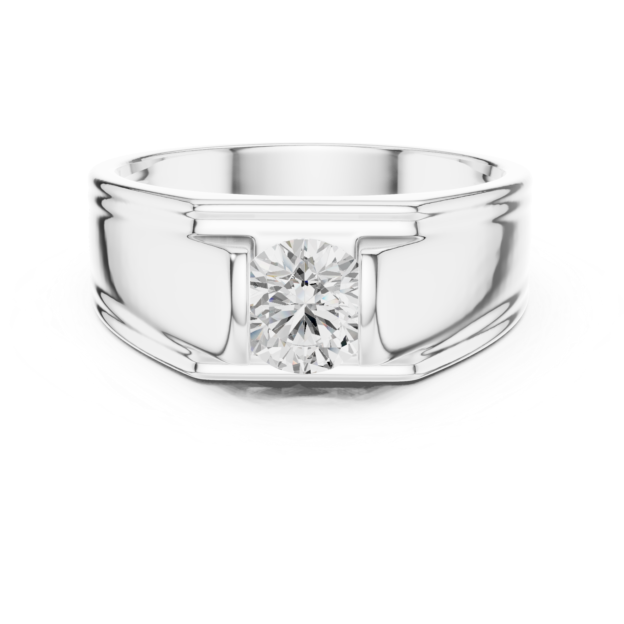0.7ct Round Diamond Solitaire Lab Grown Diamond Ring