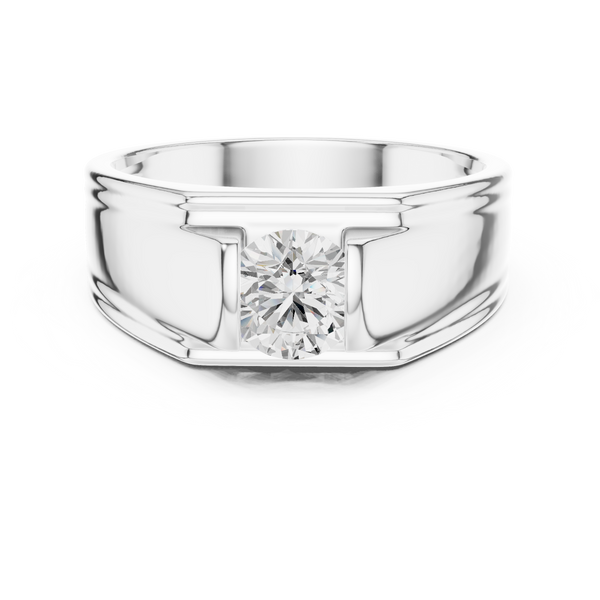 0.7ct Round Diamond Solitaire Lab Grown Diamond Ring