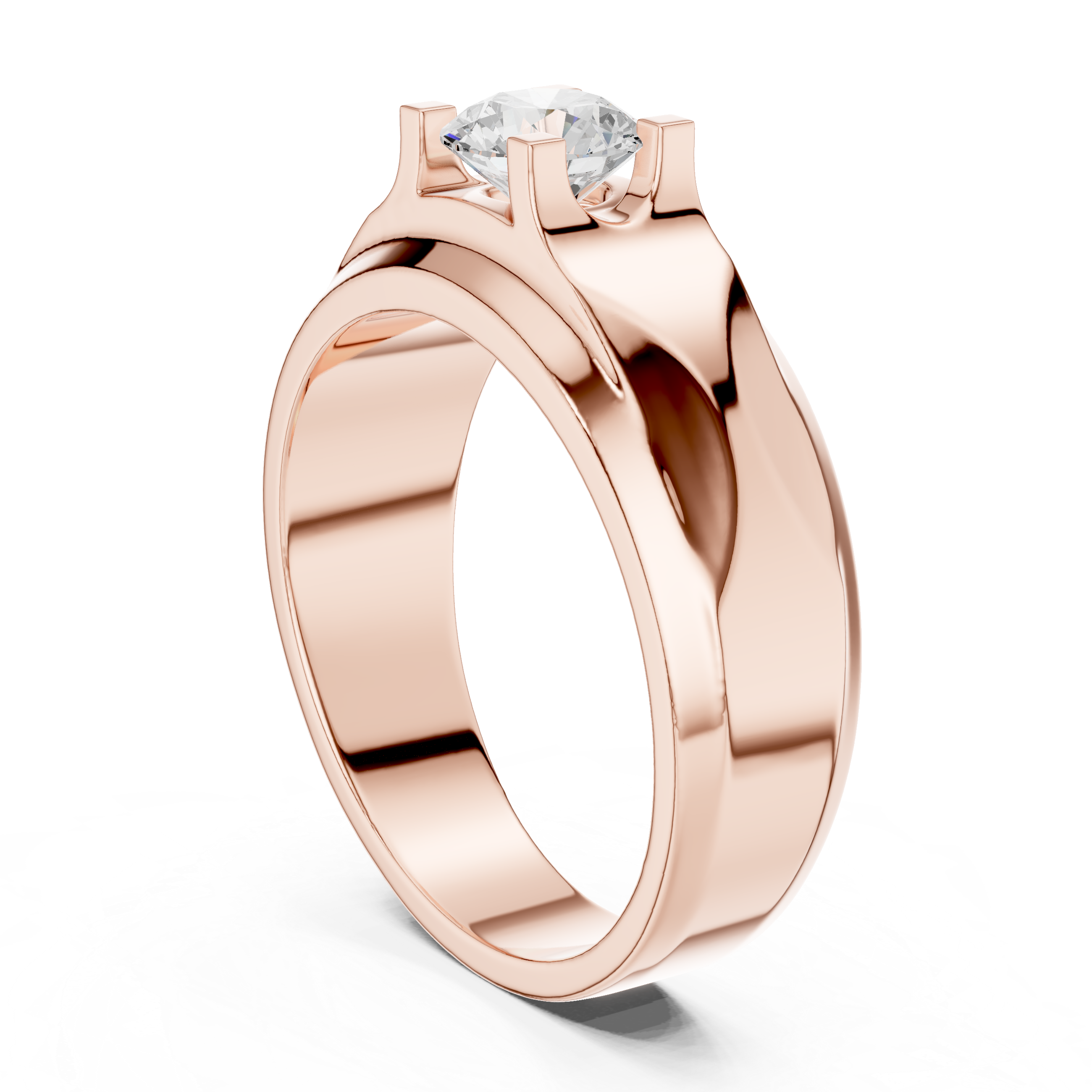 0.8 ct Round Brilliant Solitaire Lab Grown Diamond Lab Grown Diamond Ring
