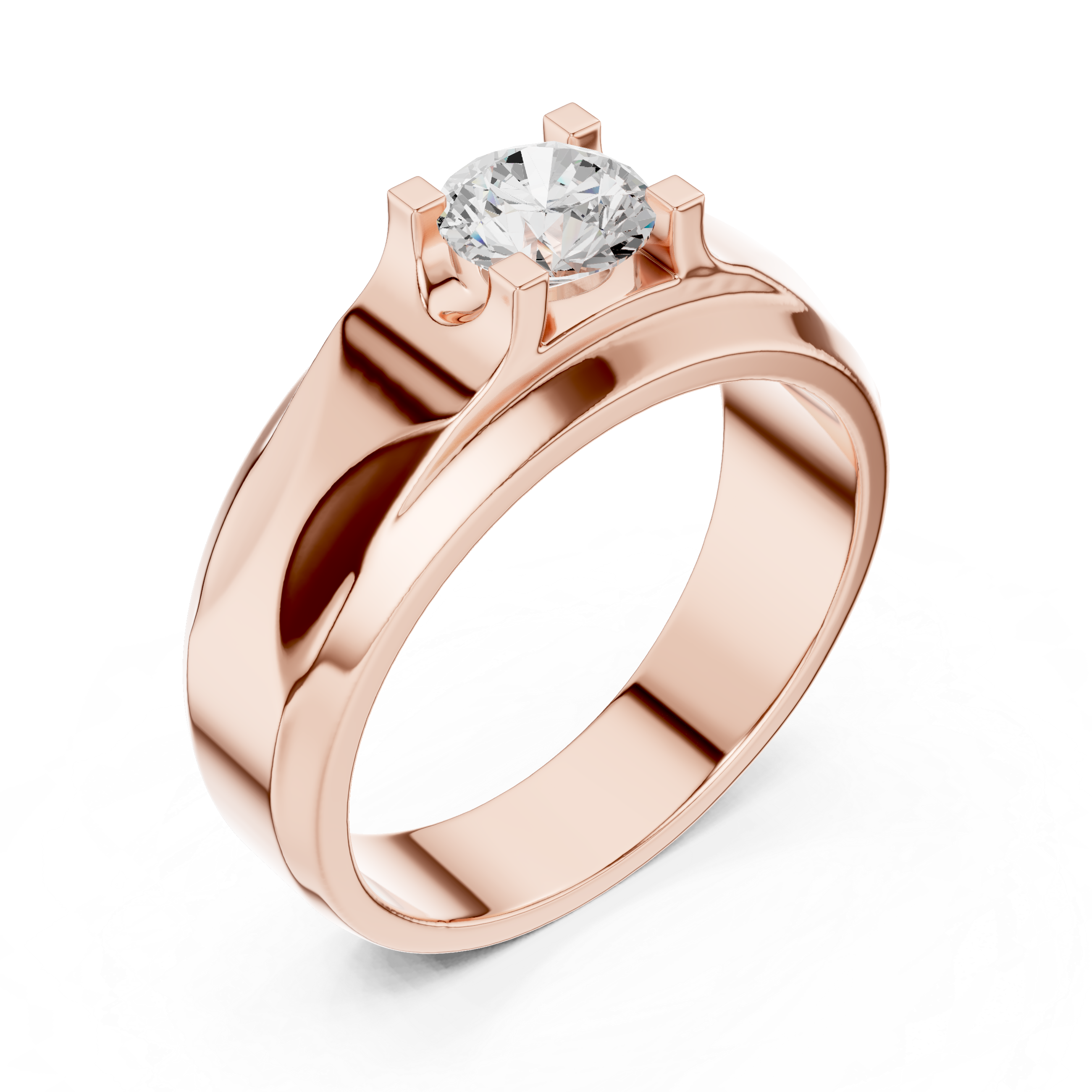 0.8 ct Round Brilliant Solitaire Lab Grown Diamond Lab Grown Diamond Ring