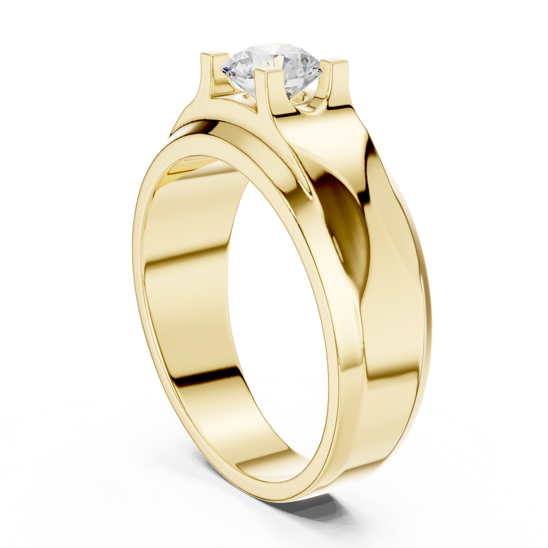 0.8 ct Round Brilliant Solitaire Lab Grown Diamond Lab Grown Diamond Ring