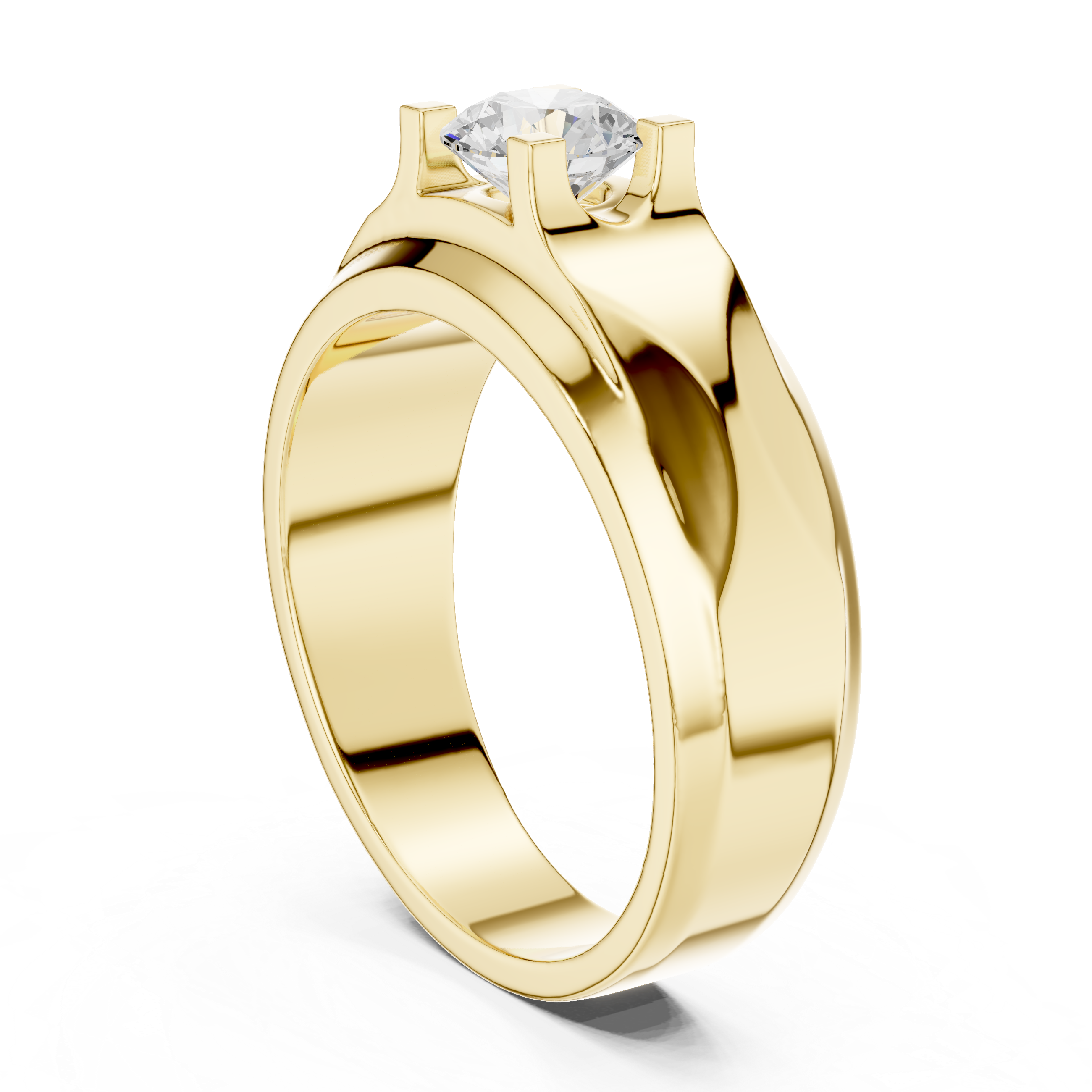 0.8 ct Round Brilliant Solitaire Lab Grown Diamond Lab Grown Diamond Ring